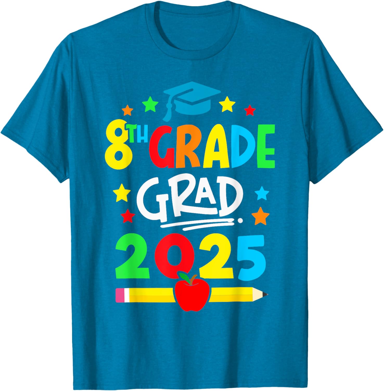 Eighth Grade Grad 2025 T-Shirt for Middle School Graduates - 11