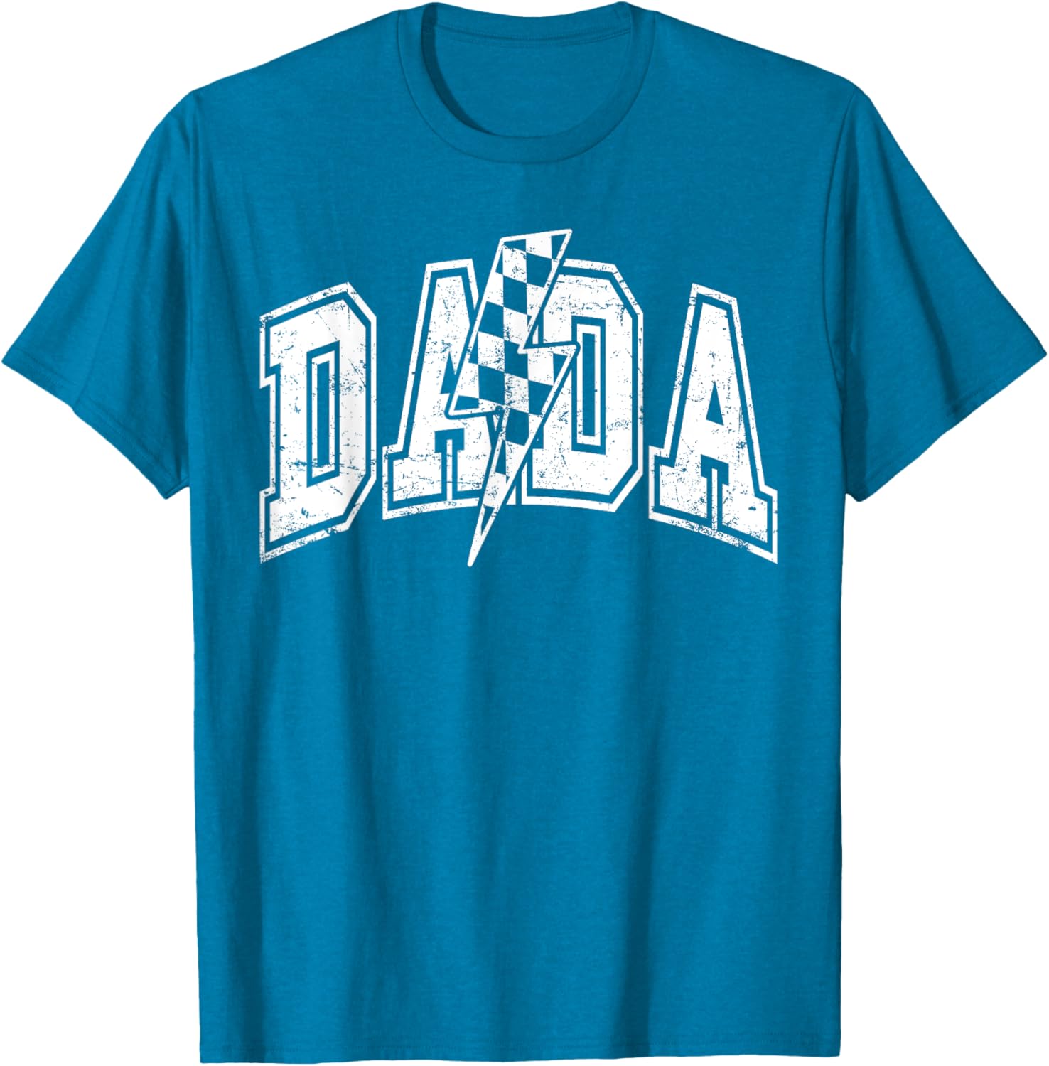 Checkered Lightning Bolt T-Shirt for Dad and Grandpa – Father's Day Gift - 9