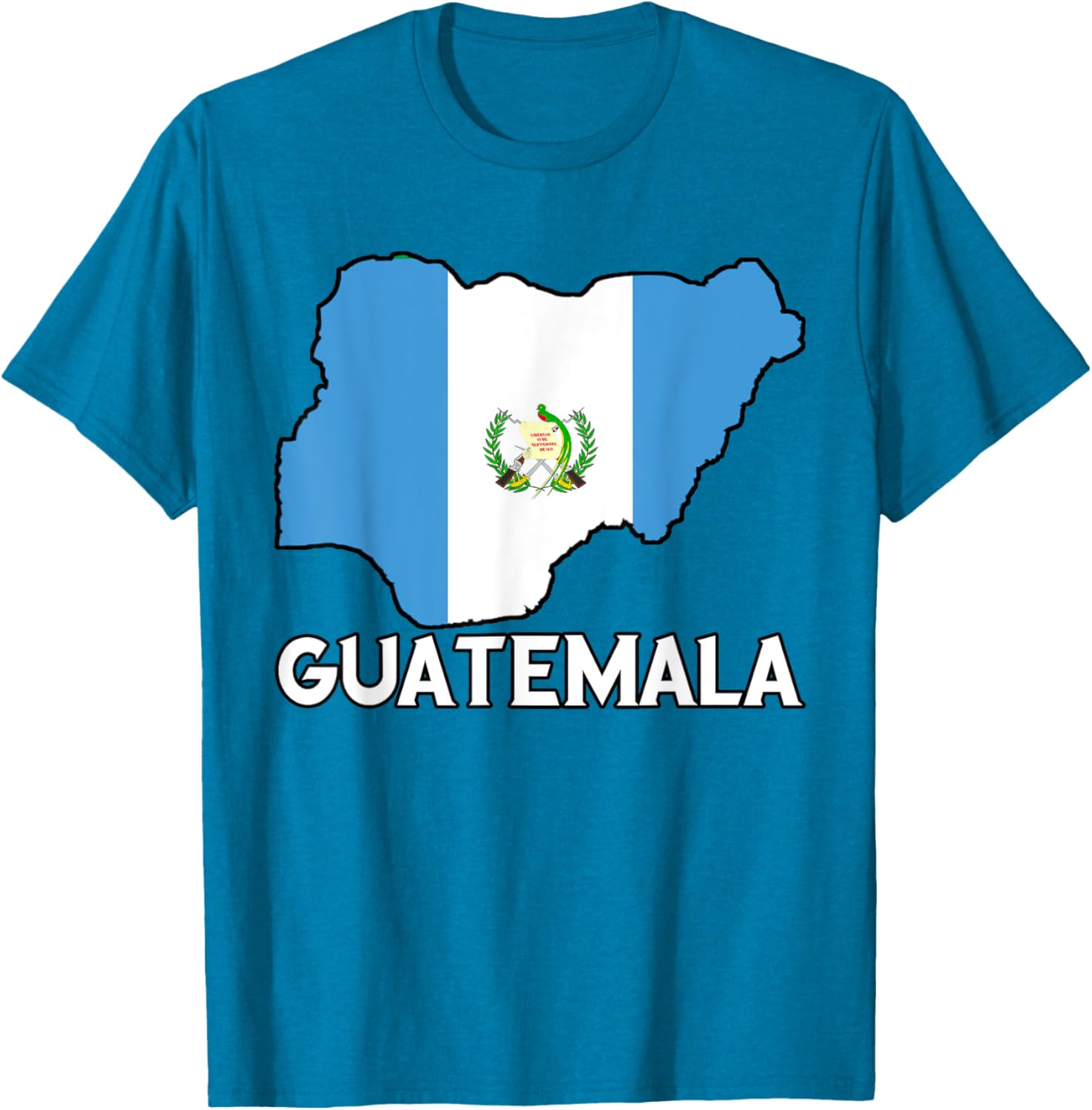 Guatemalan Pride T-Shirt with Flag Map for Cultural Connection - 18