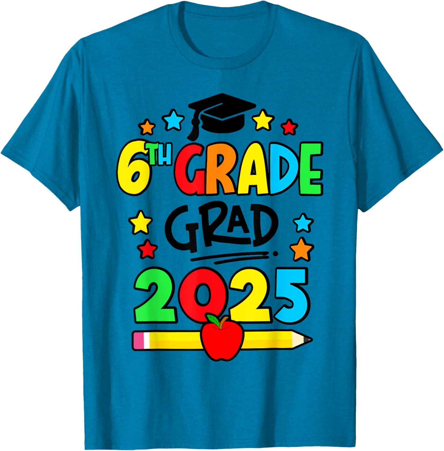 Sixth Grade Graduation T-Shirt 2025 Perfect for Elementary School Celebrations - 16