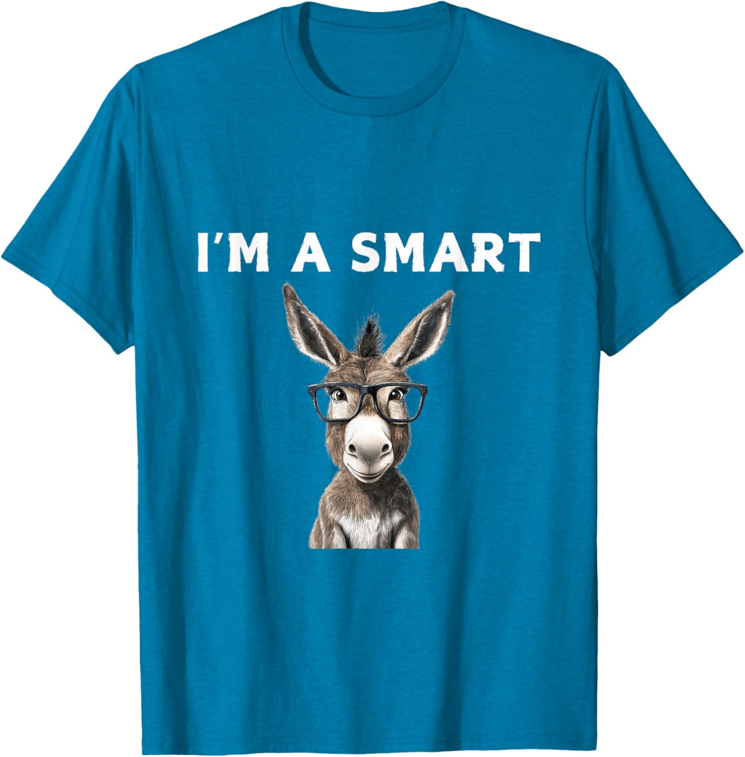 Smart Donkey T-Shirt for Fun Lovers - Unique and Stylish Graphic Tee - 5