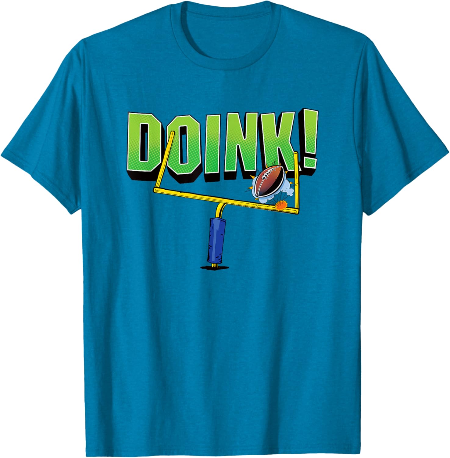 Funny Football Kicker T-Shirt for Fans Who Missed the Field Goal Posts - 3