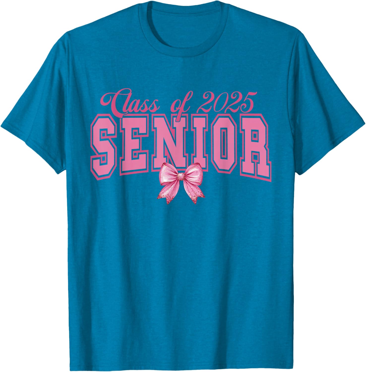 Class of 2025 Graduation Bow Tee Stylish T-Shirt for Proud Grads - 15