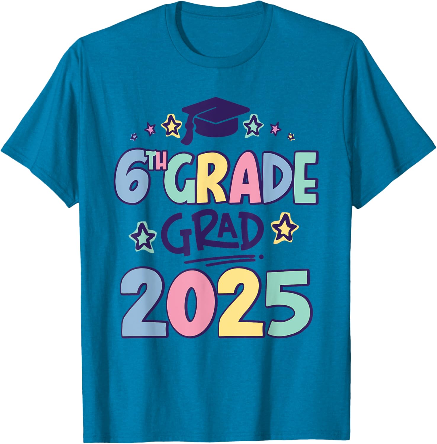 Sixth Grade 2025 Grad T-Shirt for Proud Elementary School Graduates - 11