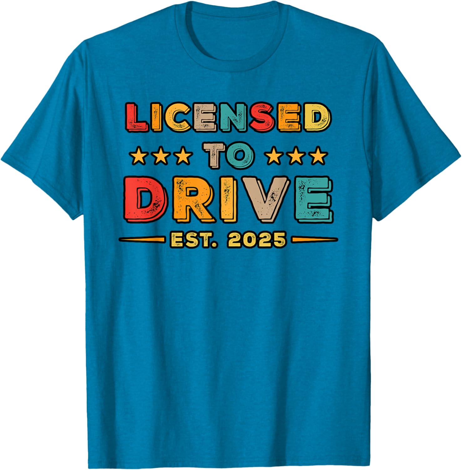 Licensed to Drive 2025 Retro Funny Driver T-Shirt Gift for Car Lovers - 12