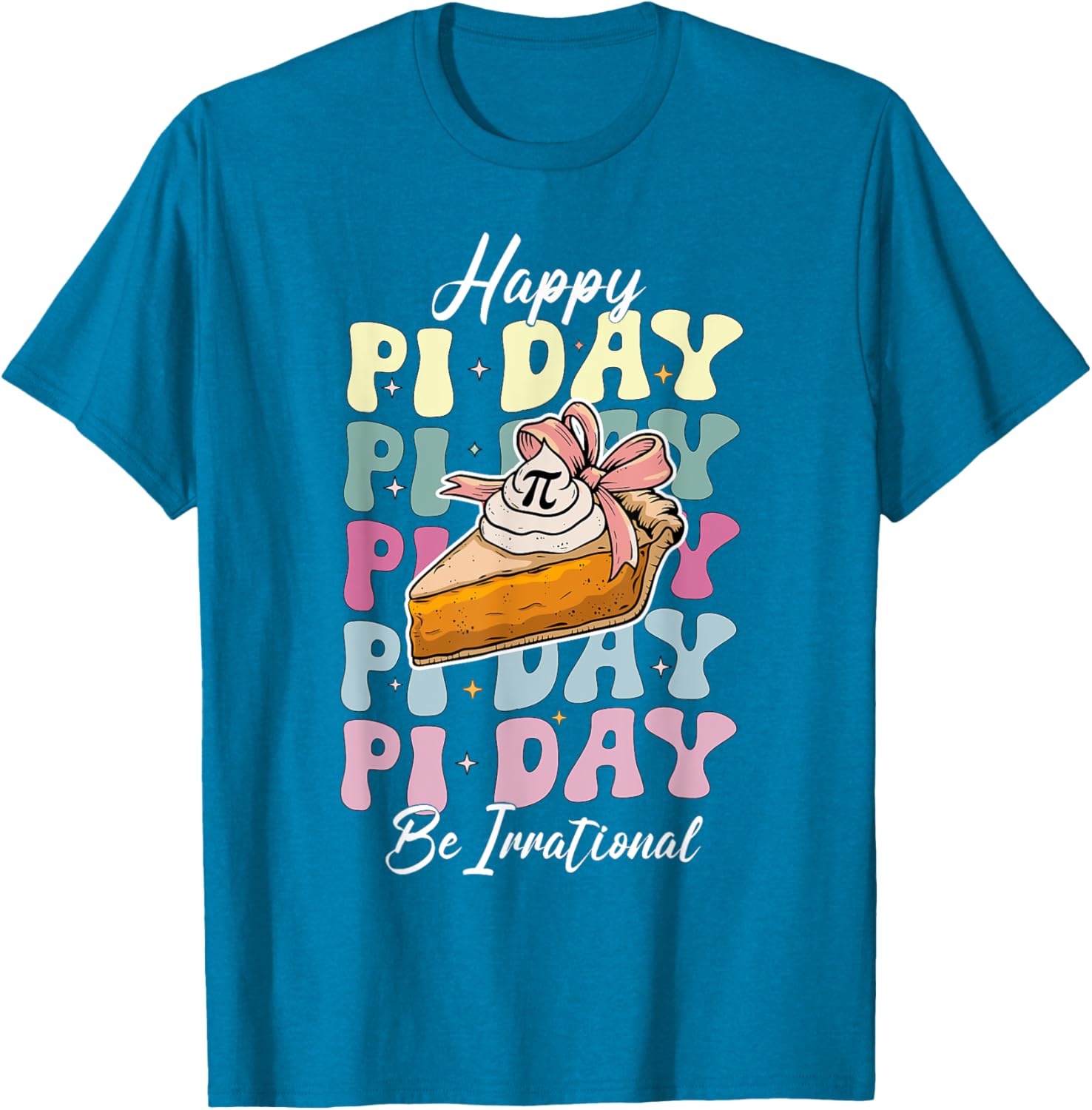 Cute Happy Pi Day 3.14 T-Shirt for Math Teachers and Math Lovers - 7