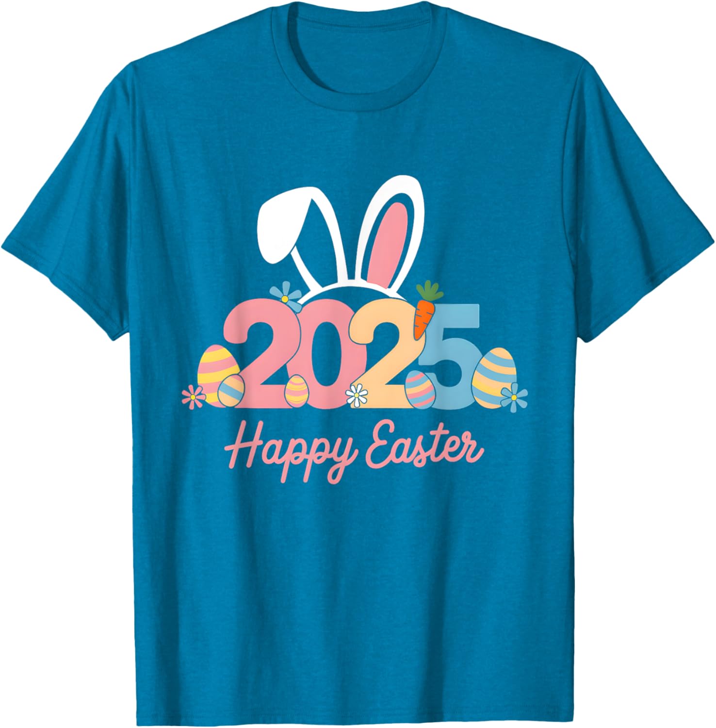 Happy Easter Squad Family T-Shirt 2025 Cute Easter Bunny Design - 10
