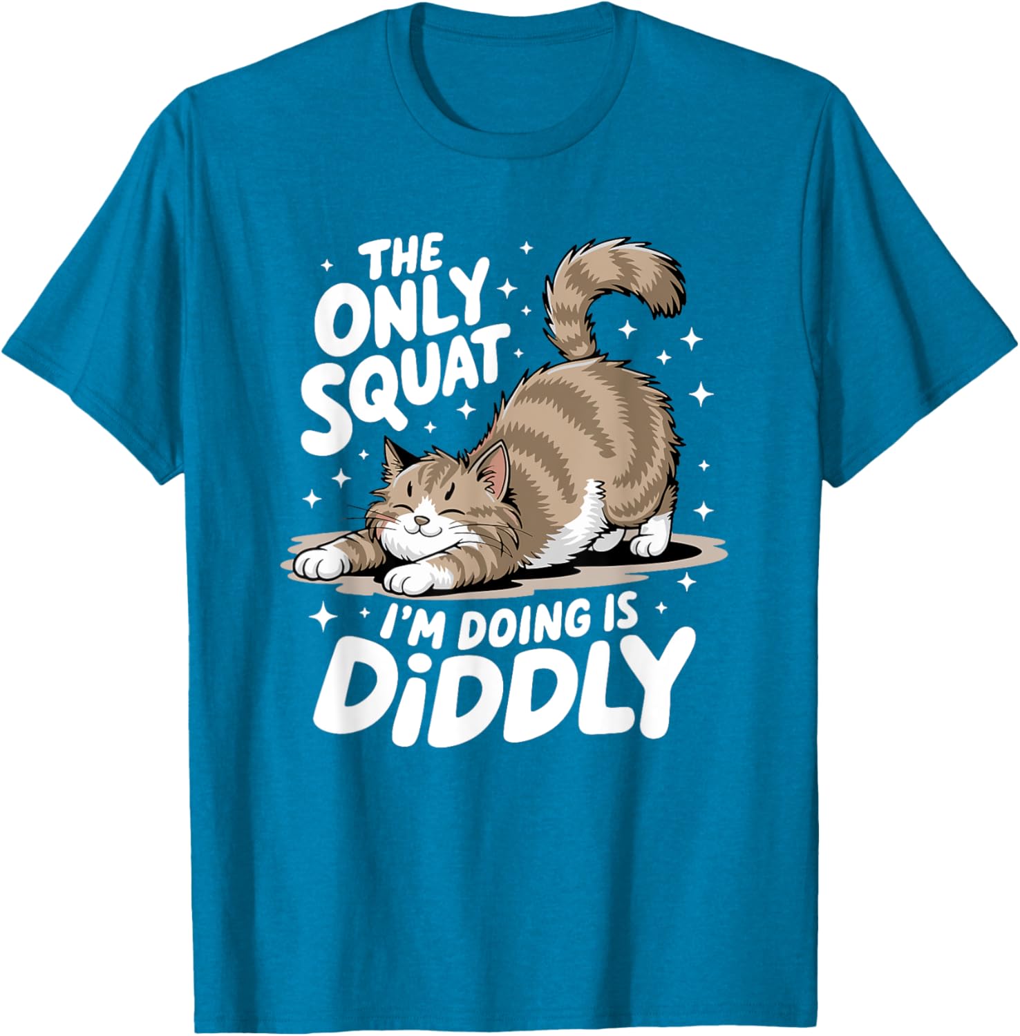 Funny Diddly Squat Cat T-Shirt for Men and Women - Perfect Gift for Cat Lovers - 9