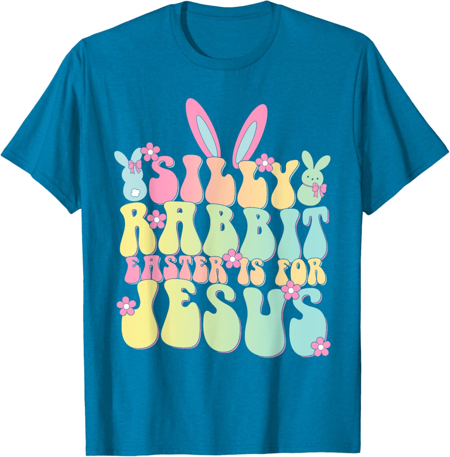 Silly Rabbit Easter is For Jesus Christian T-Shirt for Celebrating Easter - 14