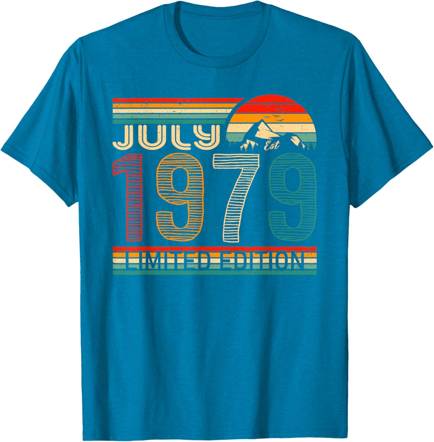 July 1979 Vintage Birthday T-Shirt Classic Retro Style Birthday Gift - 13