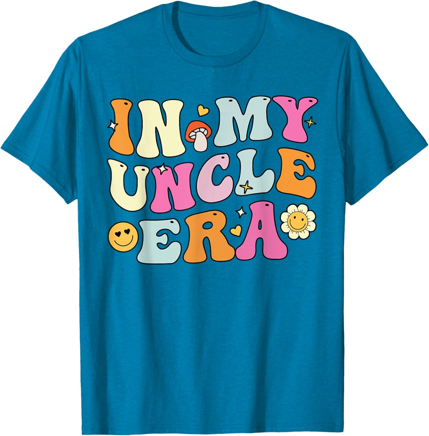 Groovy In My Uncle Era T-Shirt Perfect for Father's Day Fun - 12