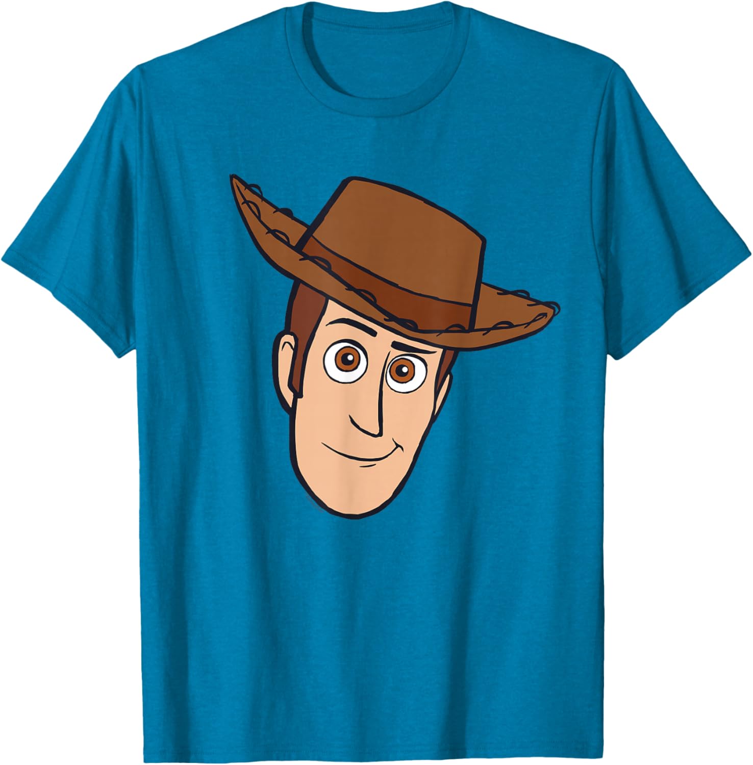 Disney Pixar Toy Story Sheriff Woody Big Face T-Shirt for Kids and Adults - 1
