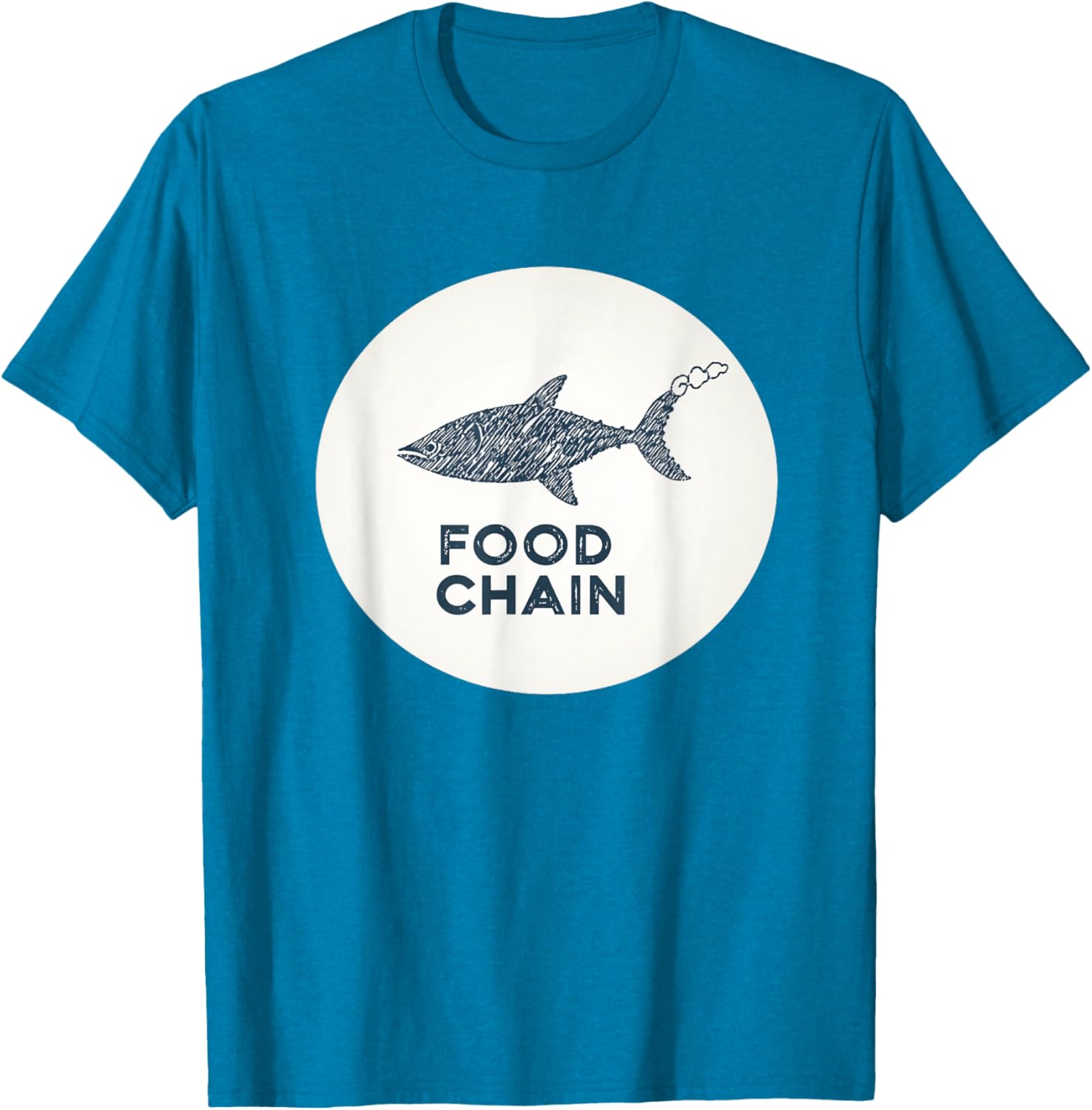 Fun Food Chain T-Shirt with Colorful Fish Costume for Kids - 13