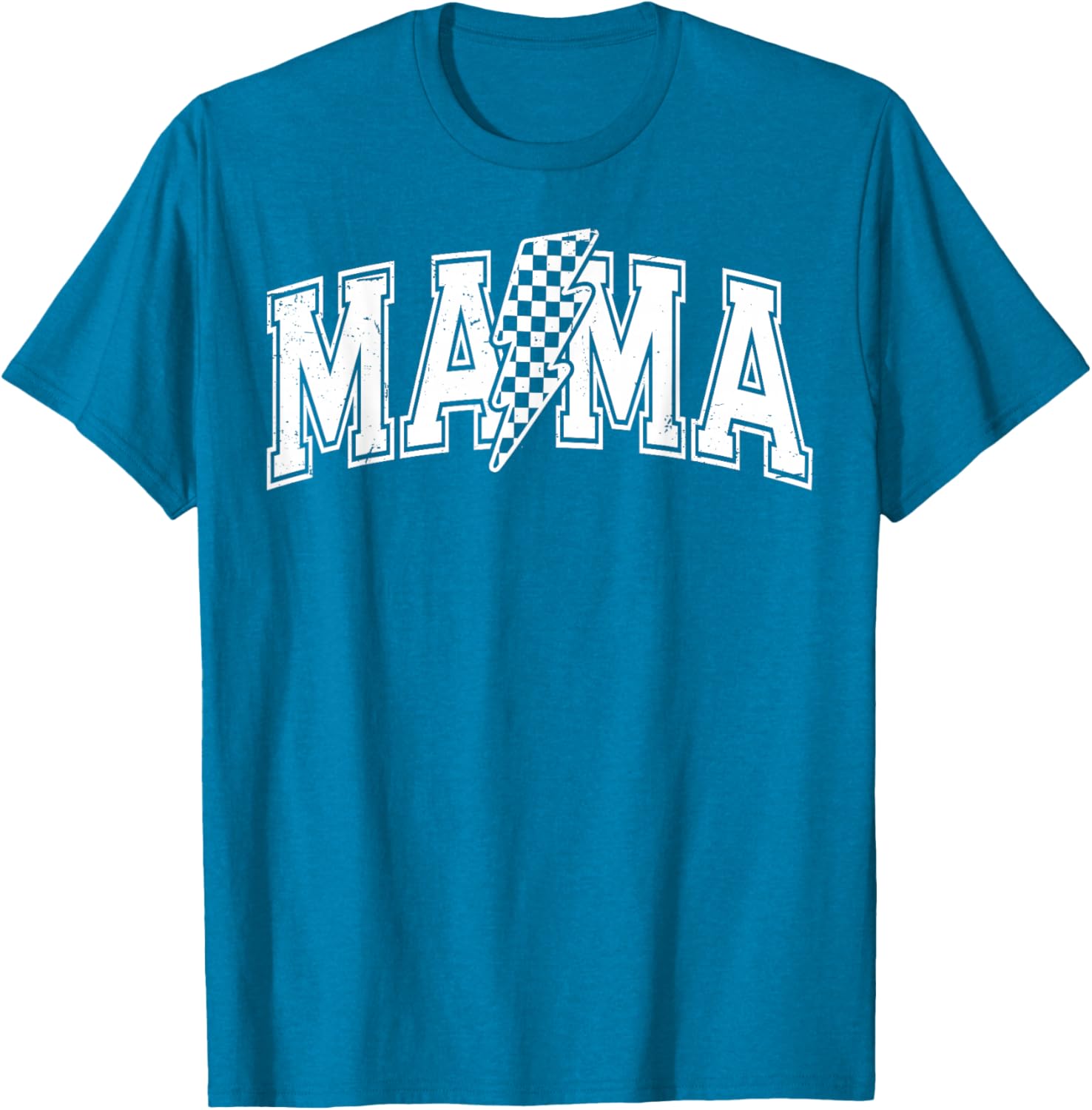 Checkered Mama Black and White T-Shirt for Mother's Day Gift - 17