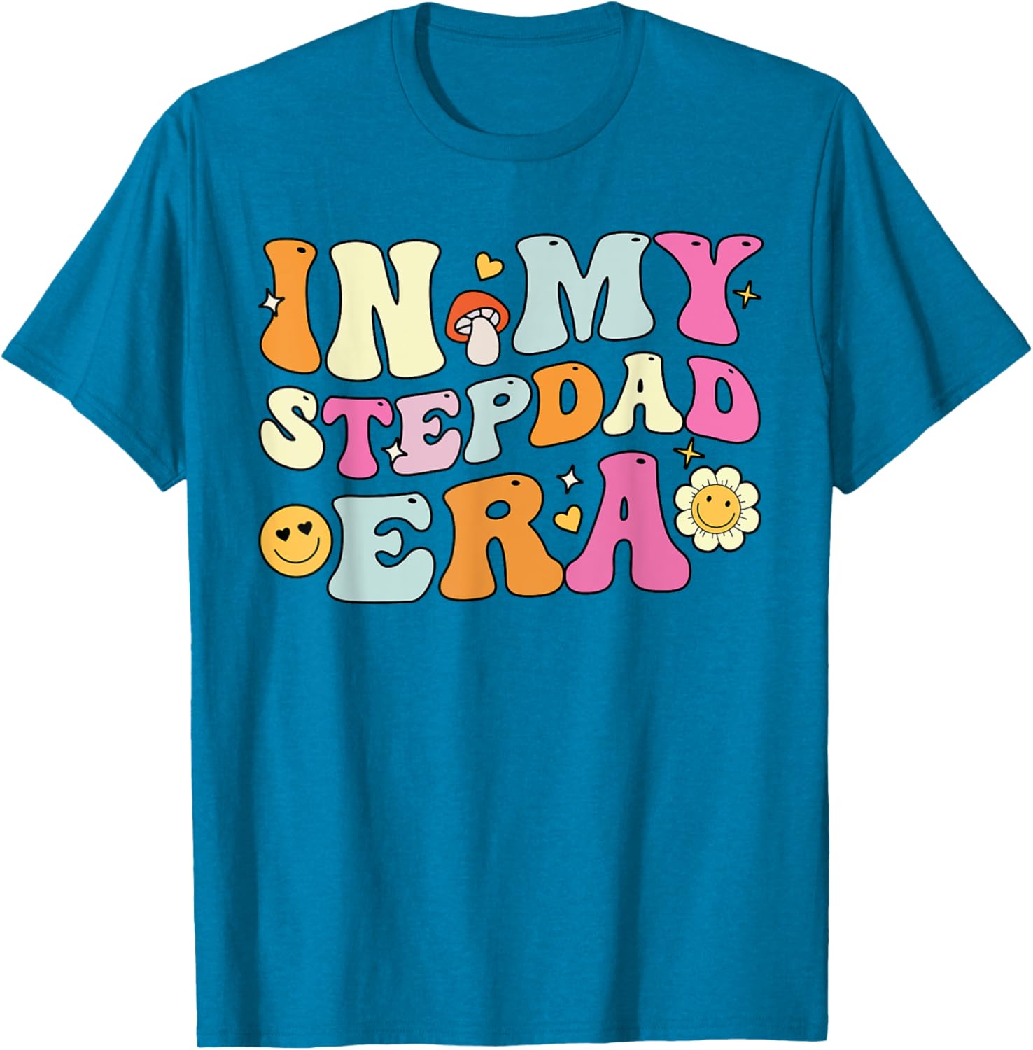 Groovy In My Stepdad Era T-Shirt Perfect for Father's Day Gift - 6