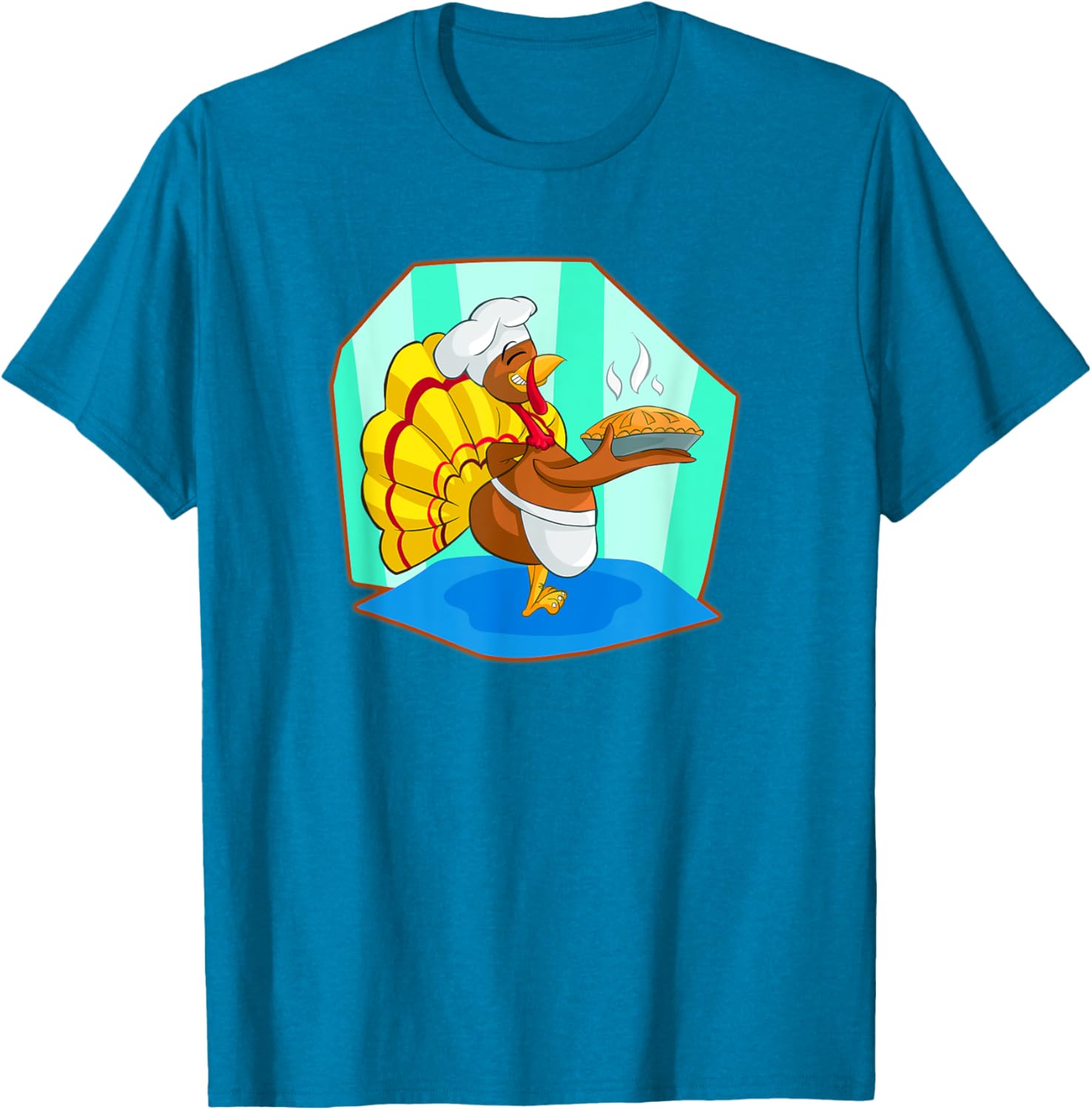 Cute Tom Turkey Thanksgiving T-Shirt for Festive Holiday Celebrations - 1