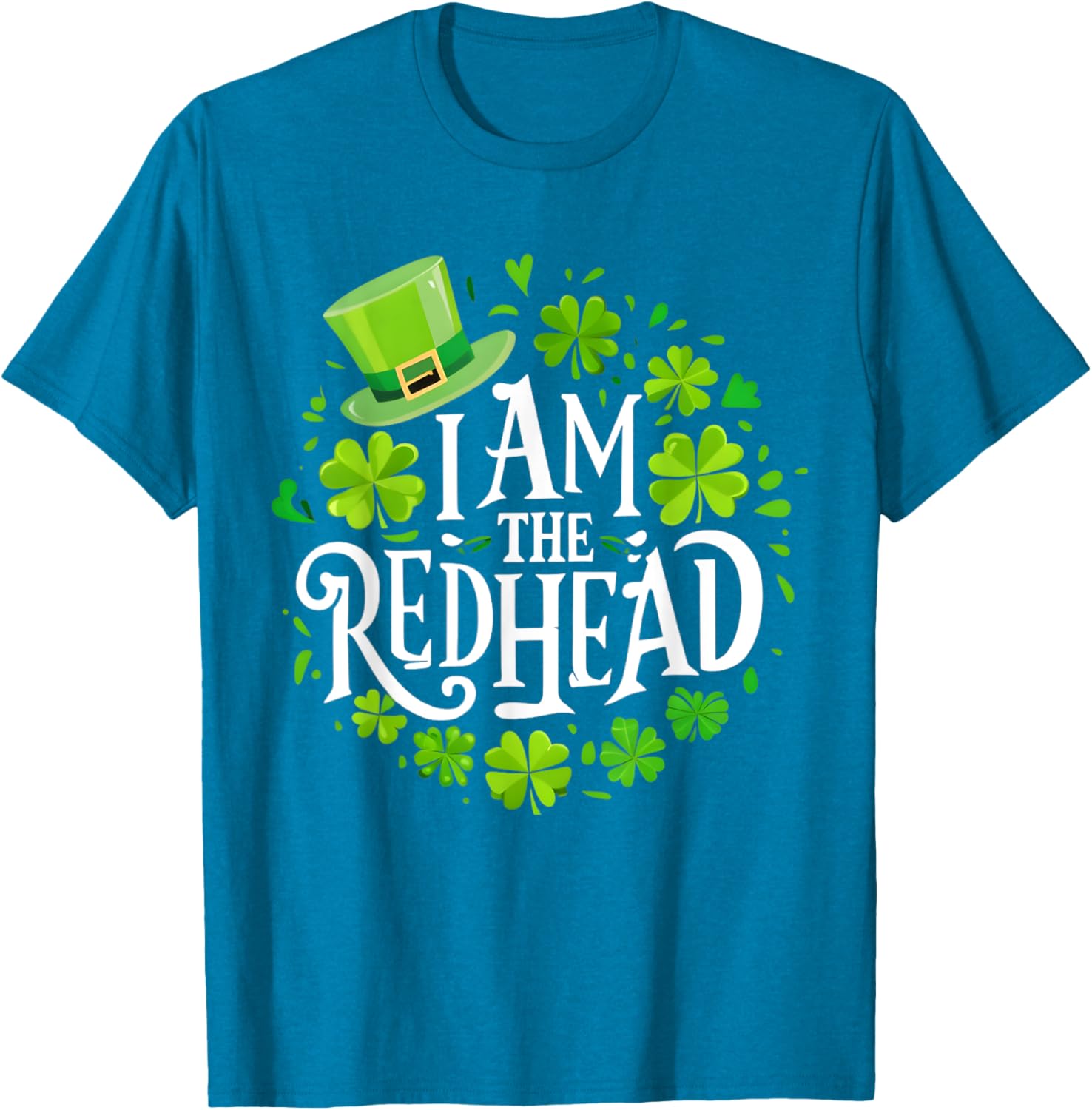 Funny St Patricks Day Redhead T-Shirt for Women - I Am The Redhead Dibs - 14