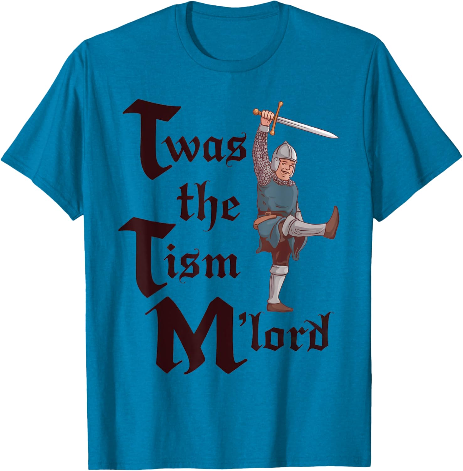 Funny Autism Awareness T-Shirt Twas The Tism M Lord for Supportive Style - 10