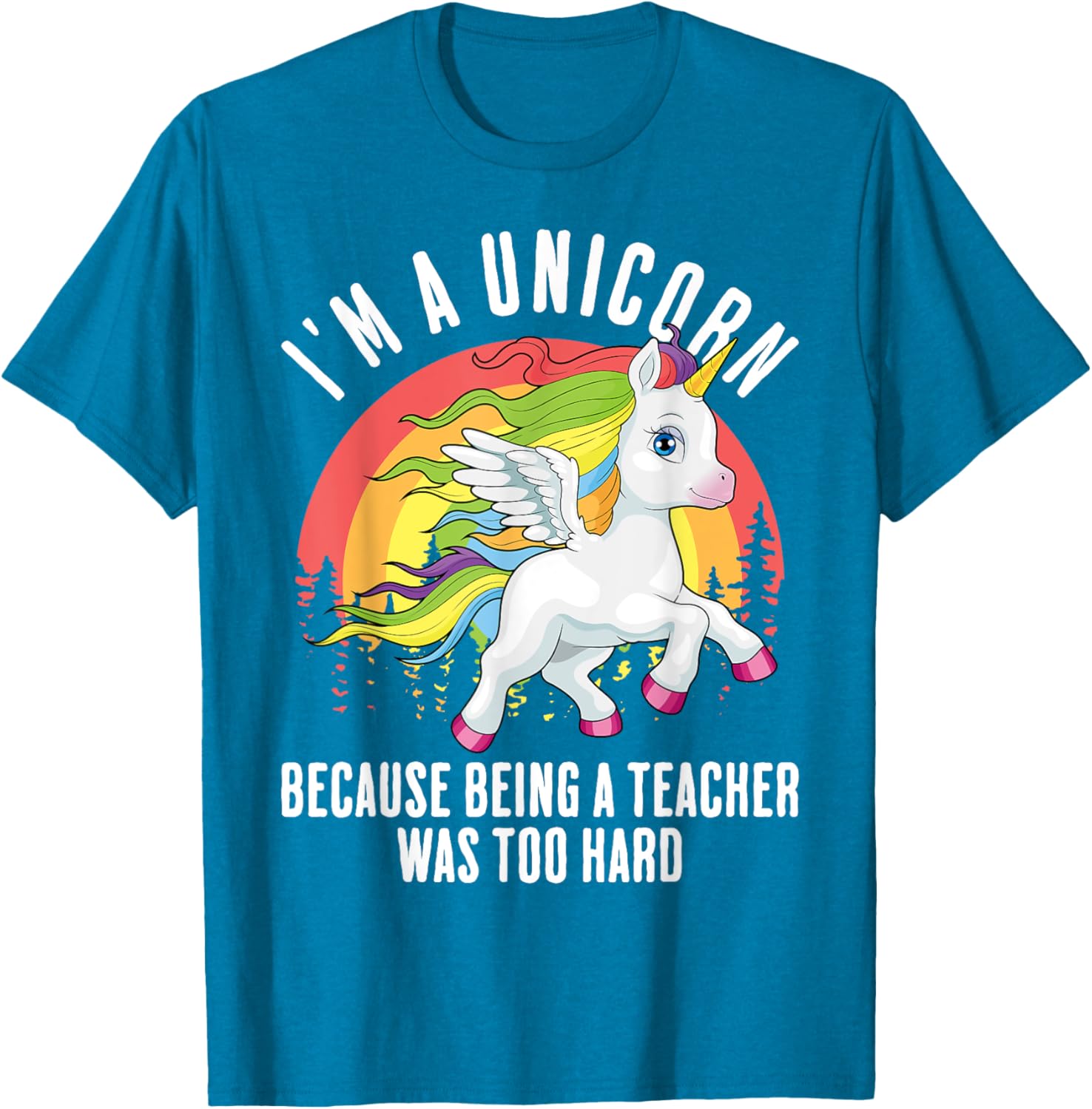Funny Unicorn Teacher T-Shirt for Creative Educators and Unicorn Lovers - 13