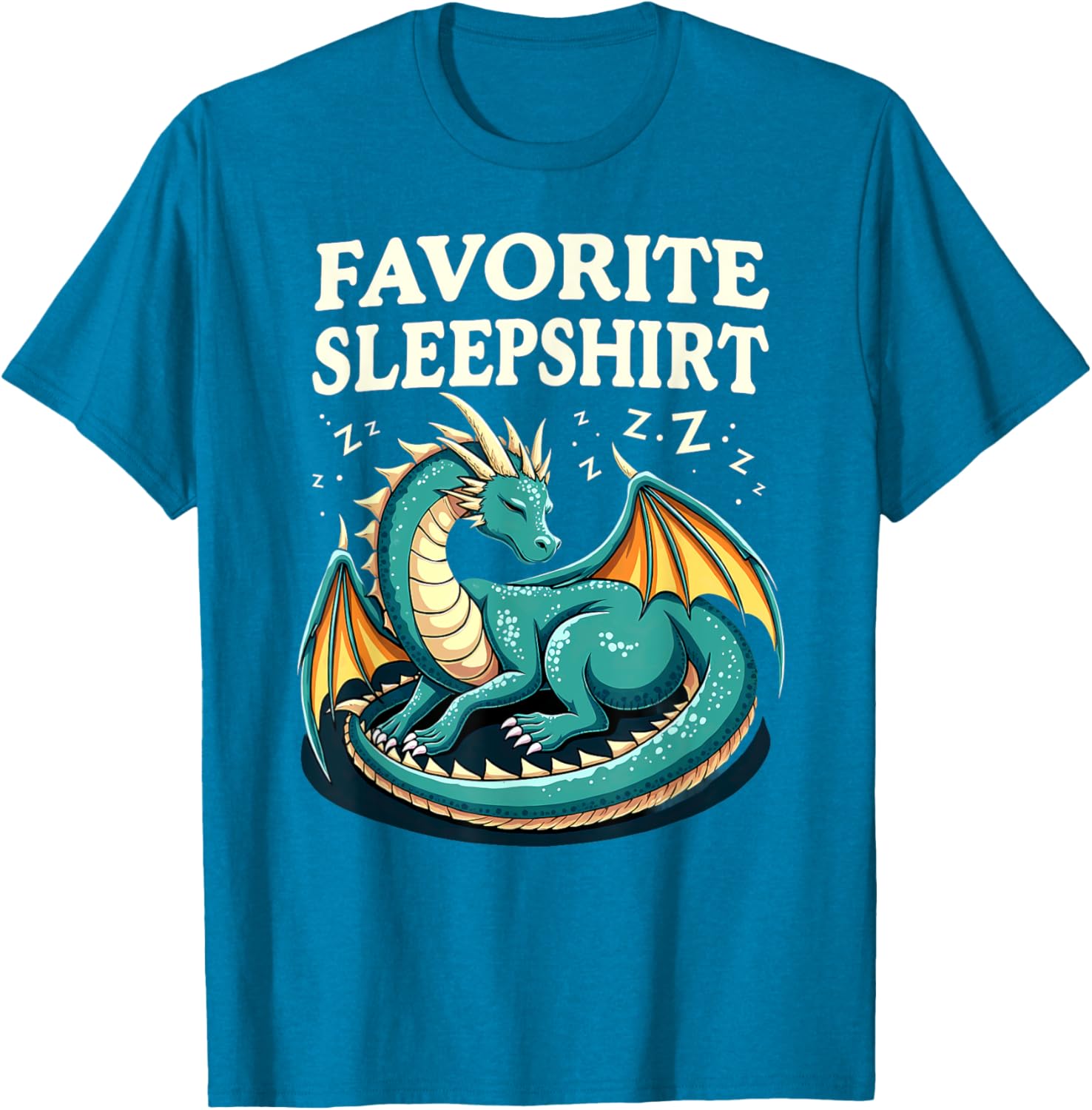 Cozy Sleeping Dragon Favorite Sleepshirt T-Shirt for Ultimate Comfort - 14
