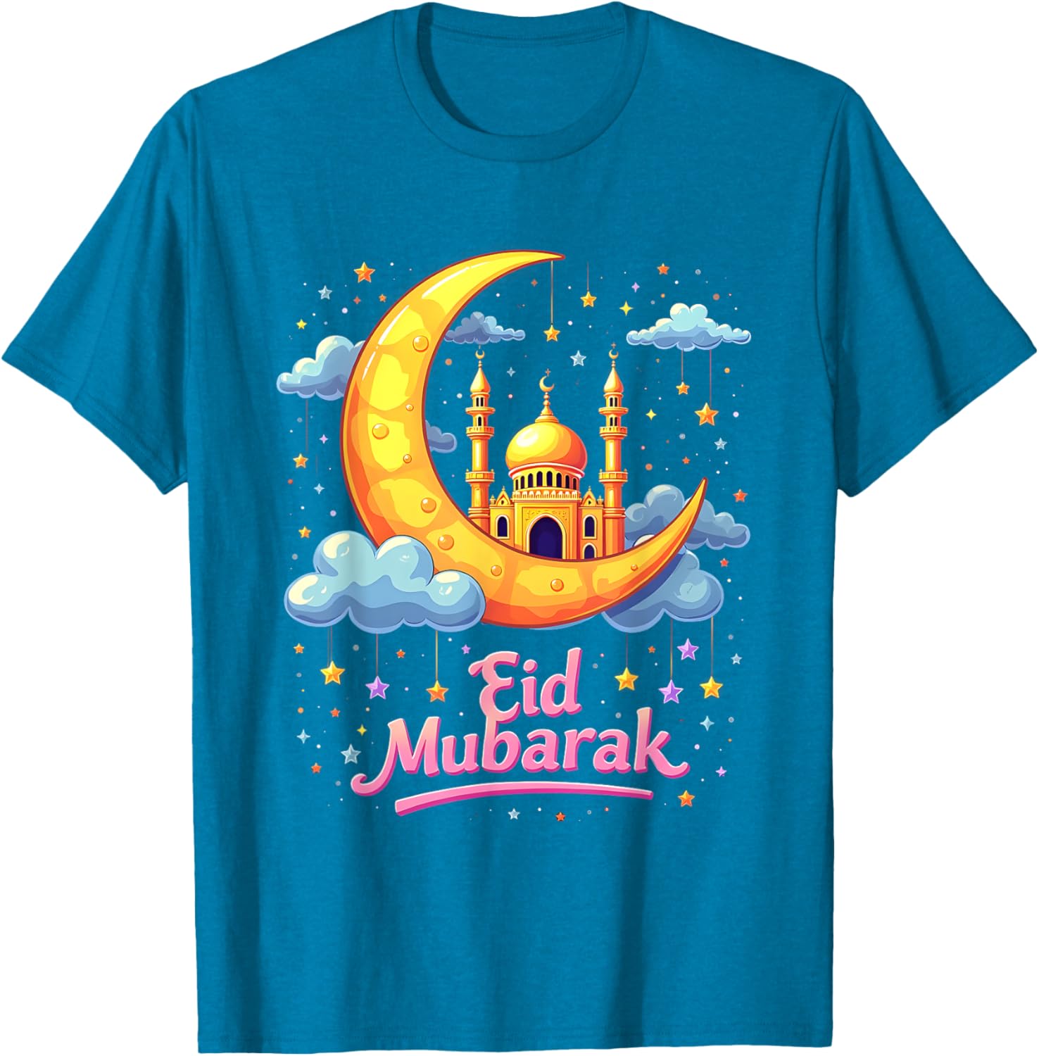 Mubarak Kareem Eid Al-Fitr T-Shirt for Happy Ramadan 2025 Celebrations - 15