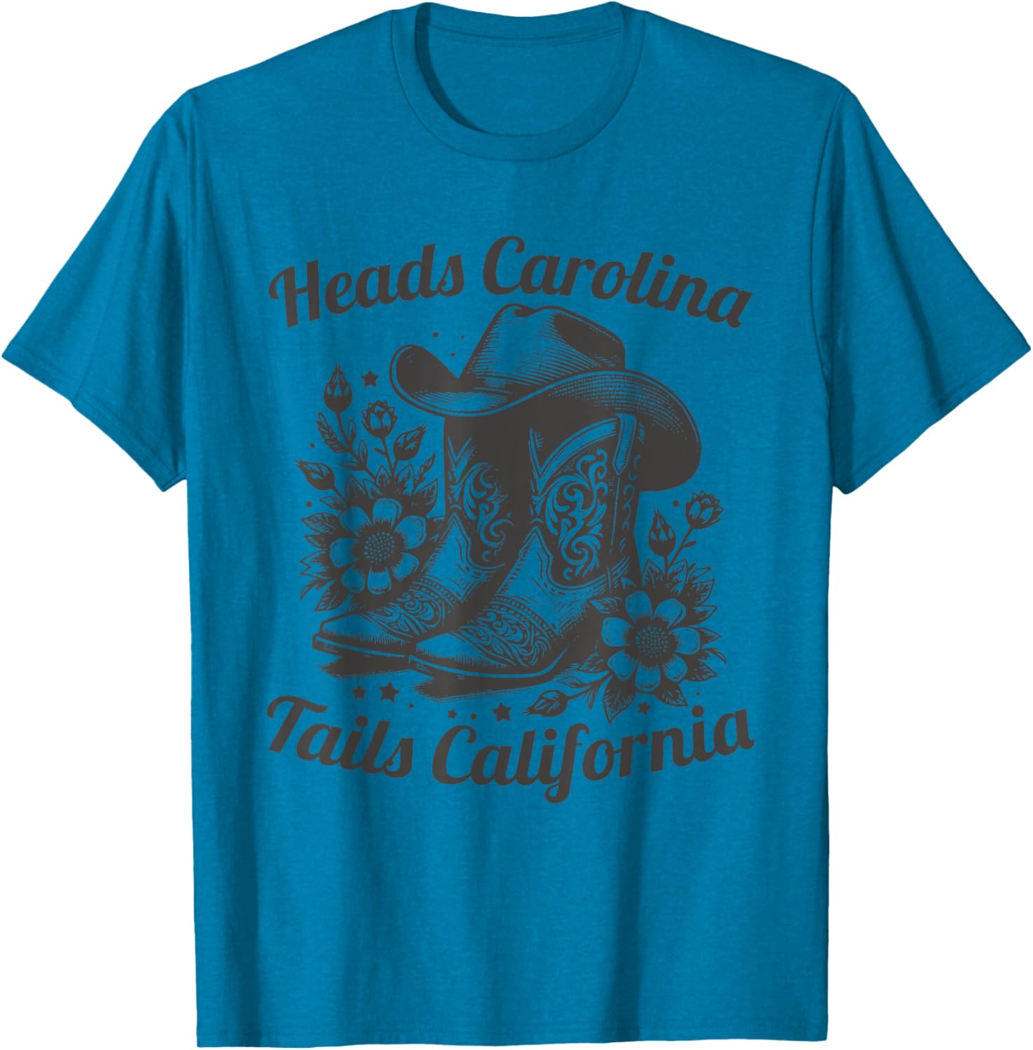 Retro Heads Carolina Tail California T-Shirt for Casual Style Lovers - 2