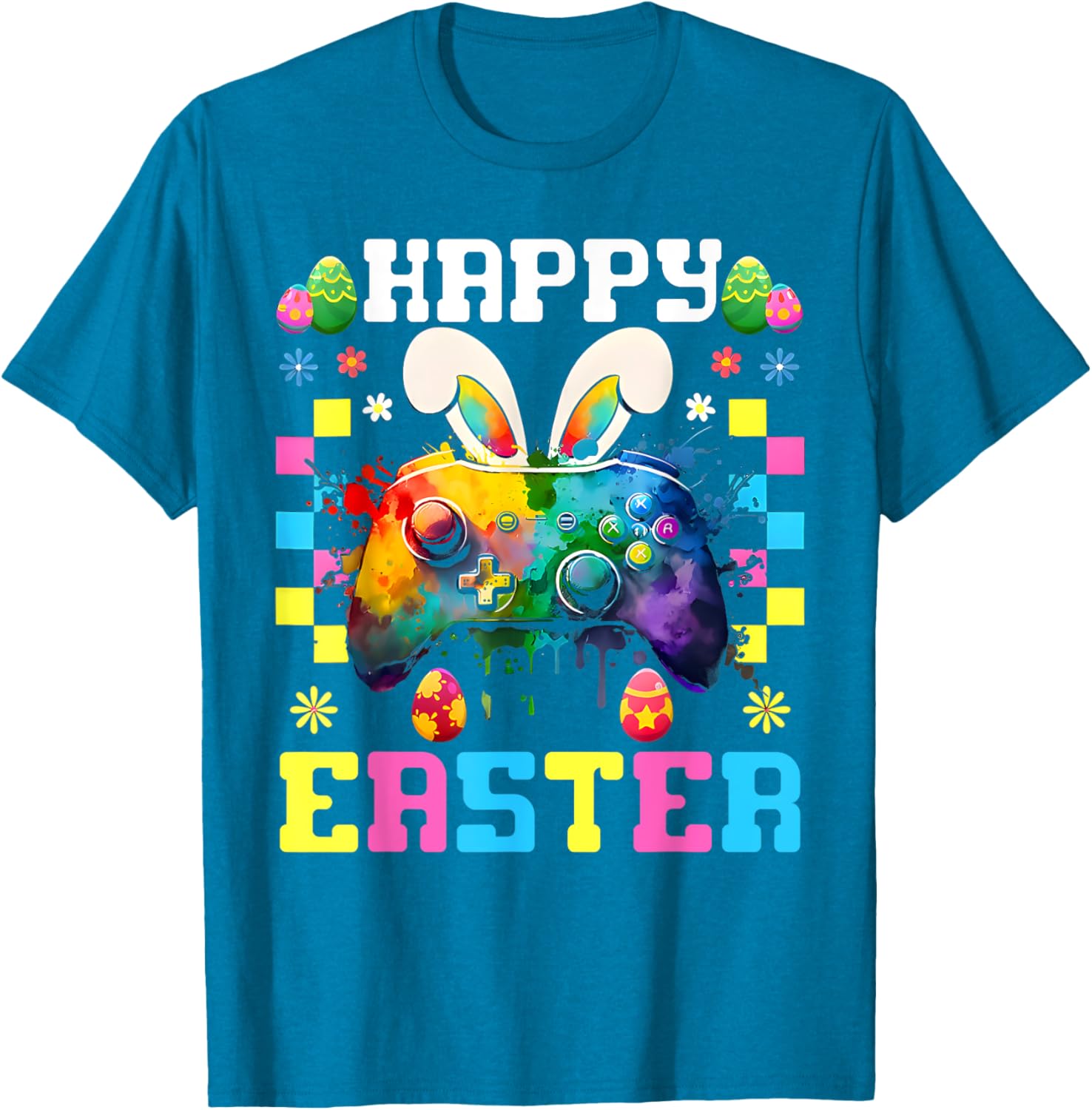 Easter Bunny Gamer T-Shirt for Boys and Girls Fun Video Game Apparel - 9