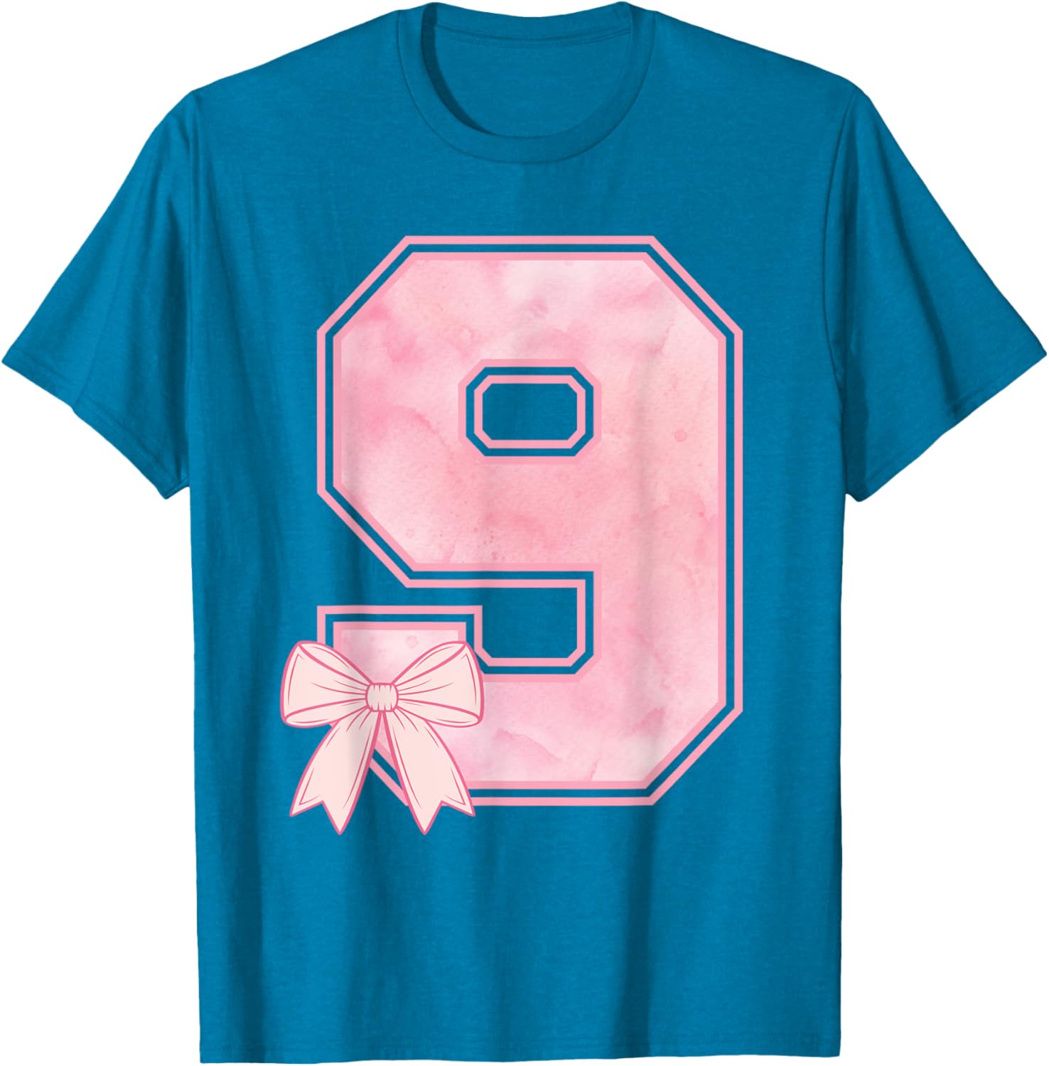 Adorable Pink Coquette Bow T-Shirt for 9 Year Old Birthday Girls - 17