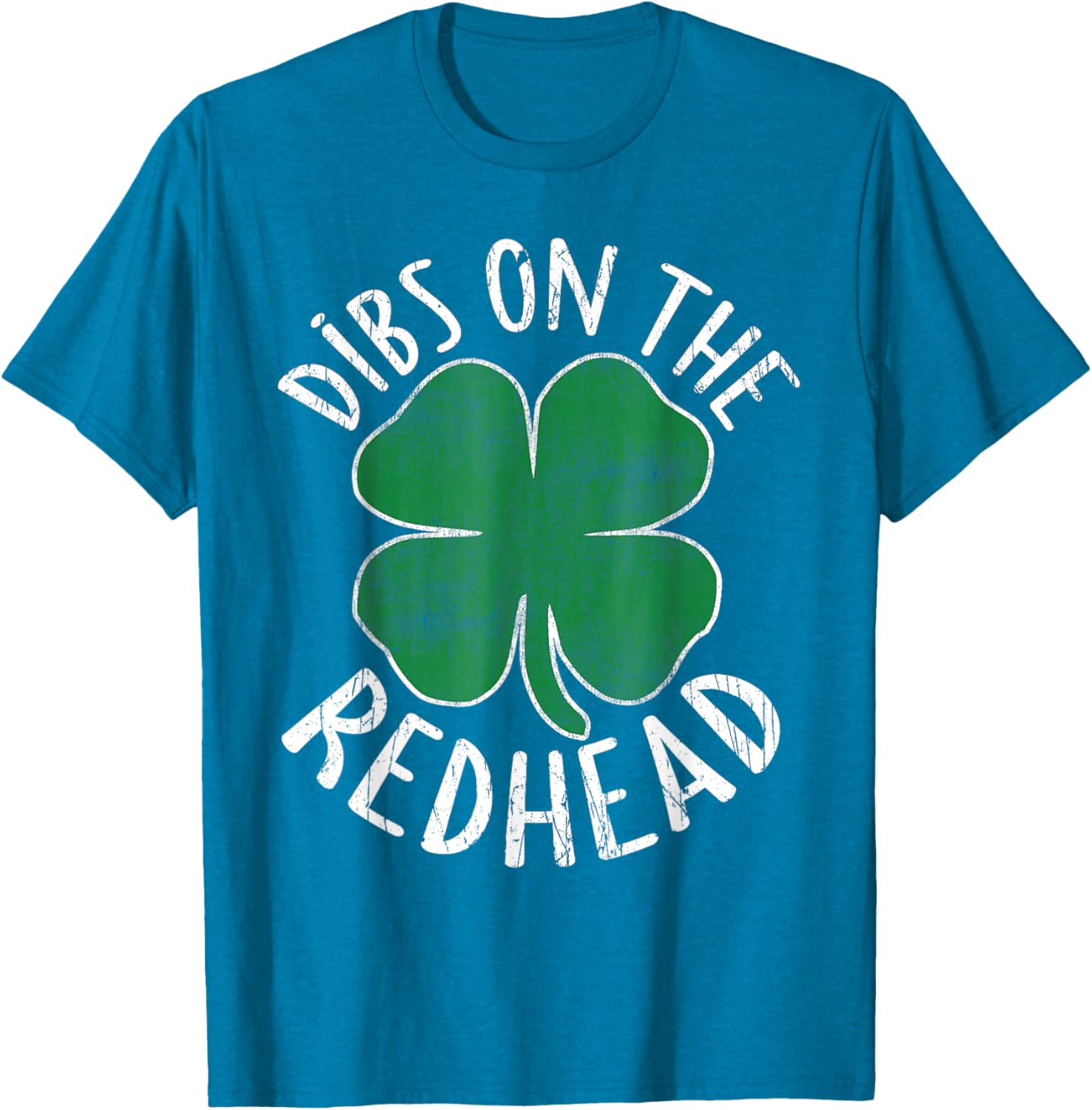 Dibs On The Redhead Shamrock T-Shirt for St Patricks Day Fun - 8