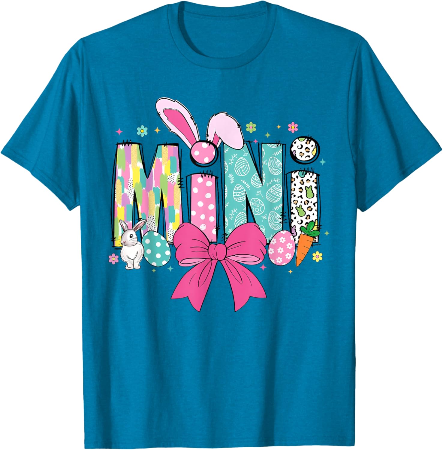 Adorable Mama Bunny Easter T-Shirt for Matching Family Celebrations - 24