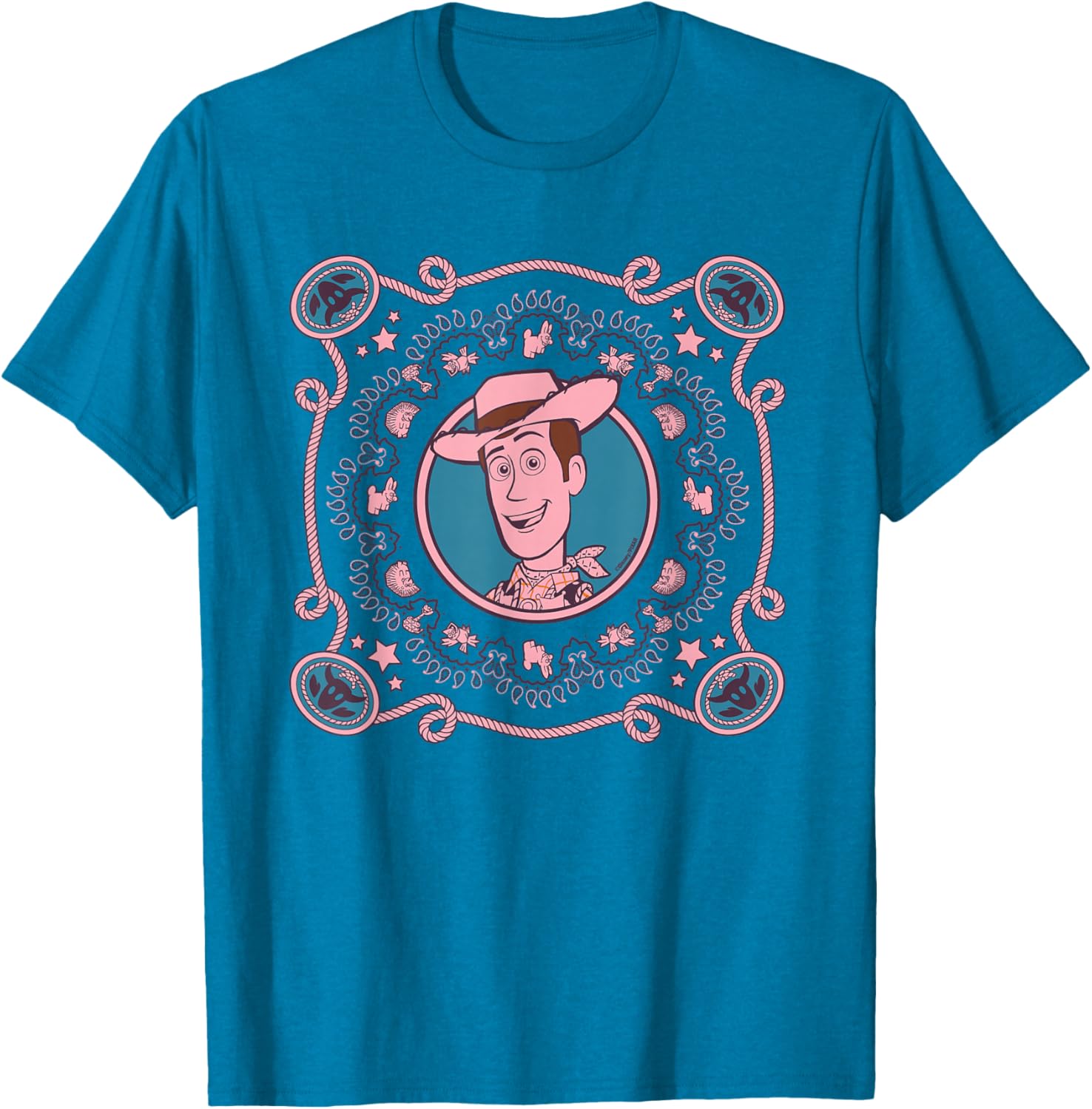 Disney Pixar Toy Story Sheriff Woody Western T-Shirt for Fans - 14
