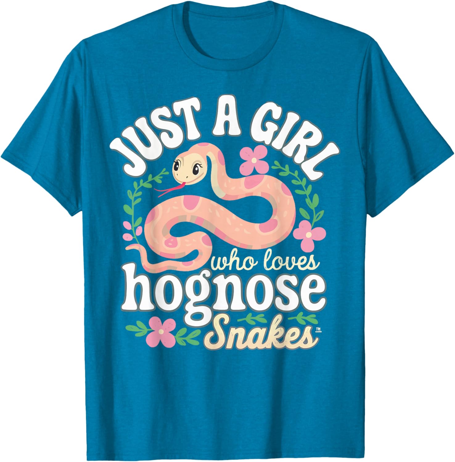 Just A Girl Who Loves Hognose Snakes Tee Shirt for Snake Lovers - 20