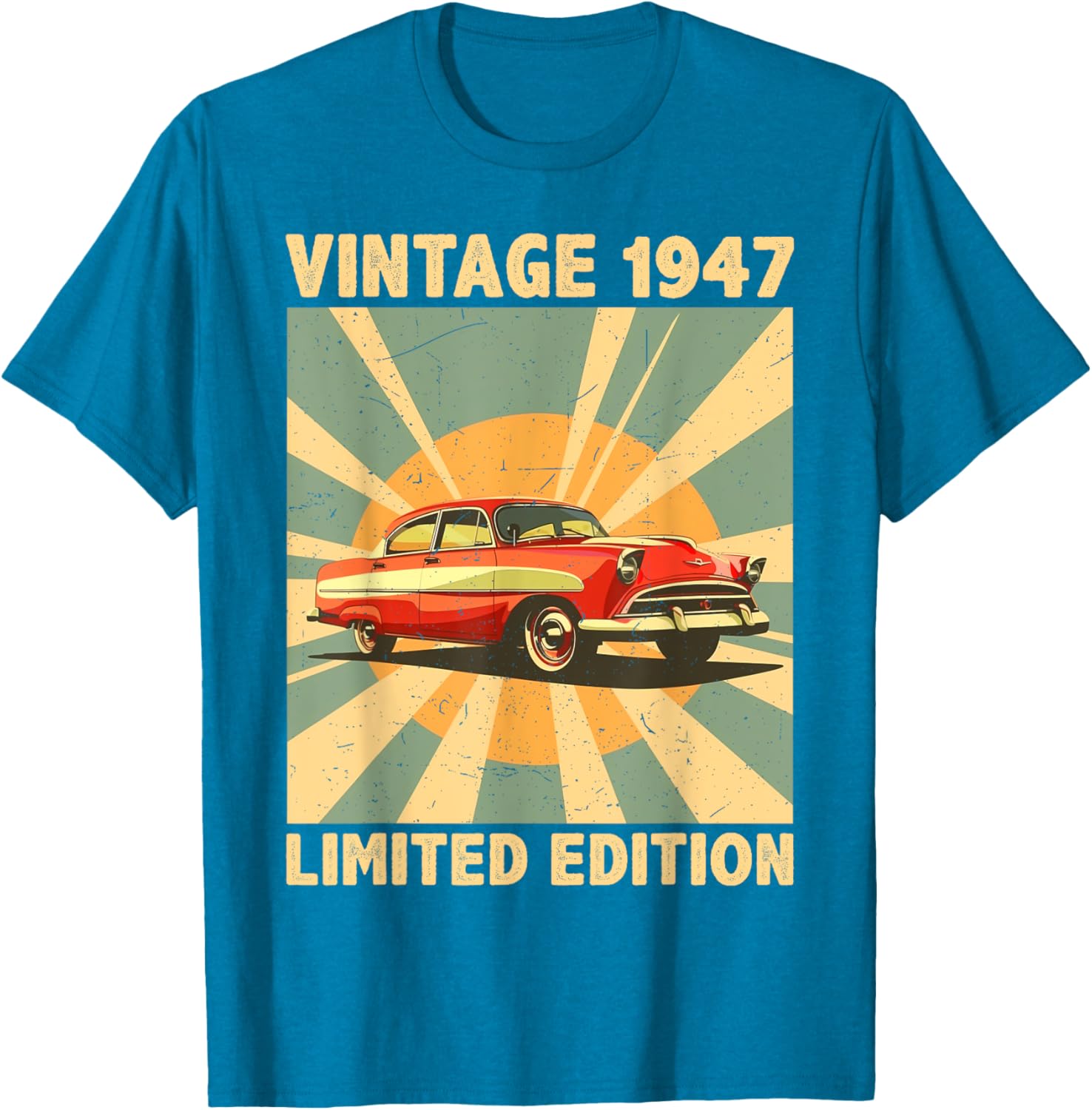 Funny 78th Birthday T-Shirt Retro 80's 1947 Vintage Style Gift Idea - 8