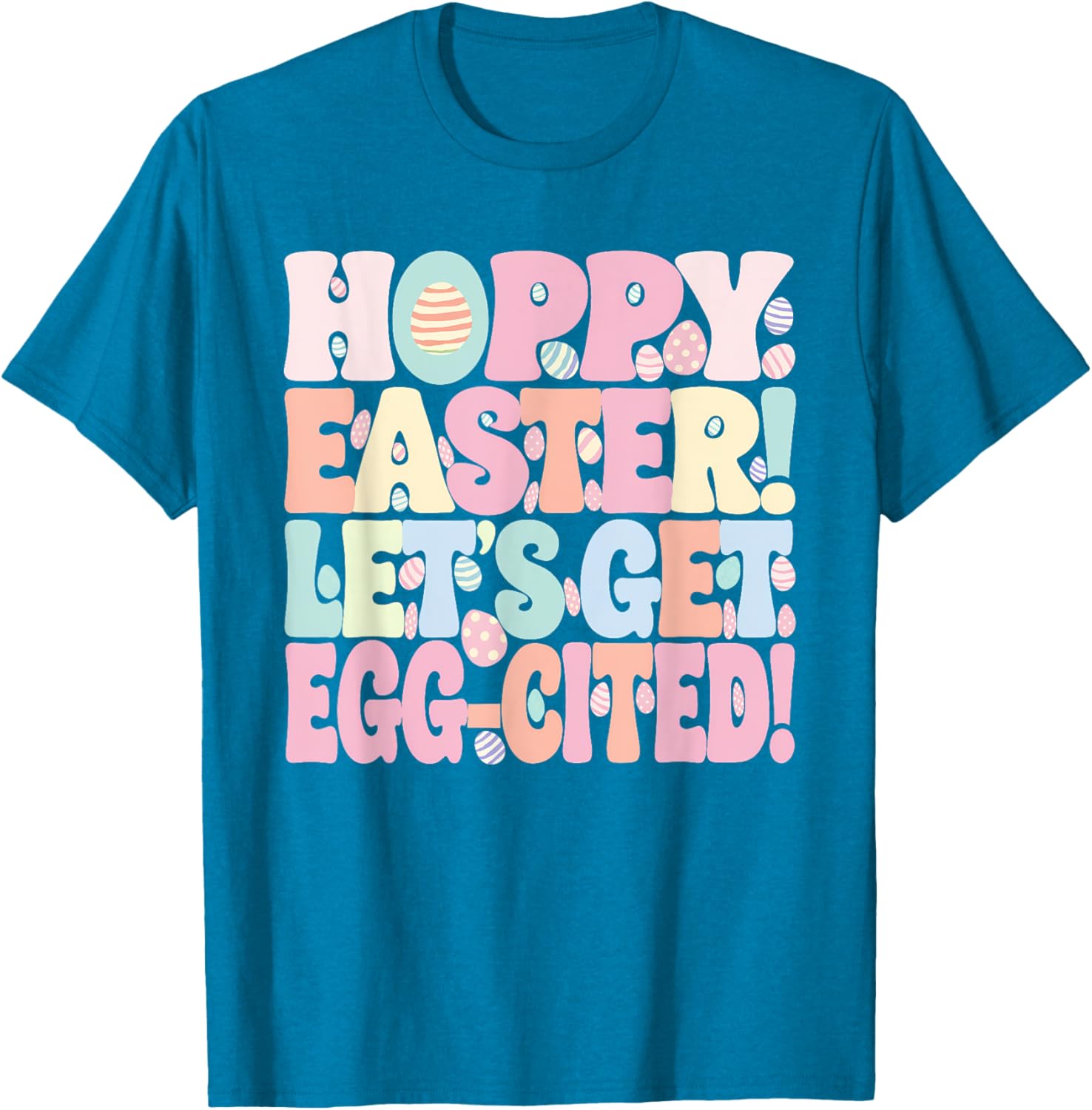 Funny Hoppy Easter Egg-cited T-Shirt for Festive Celebrations - 2