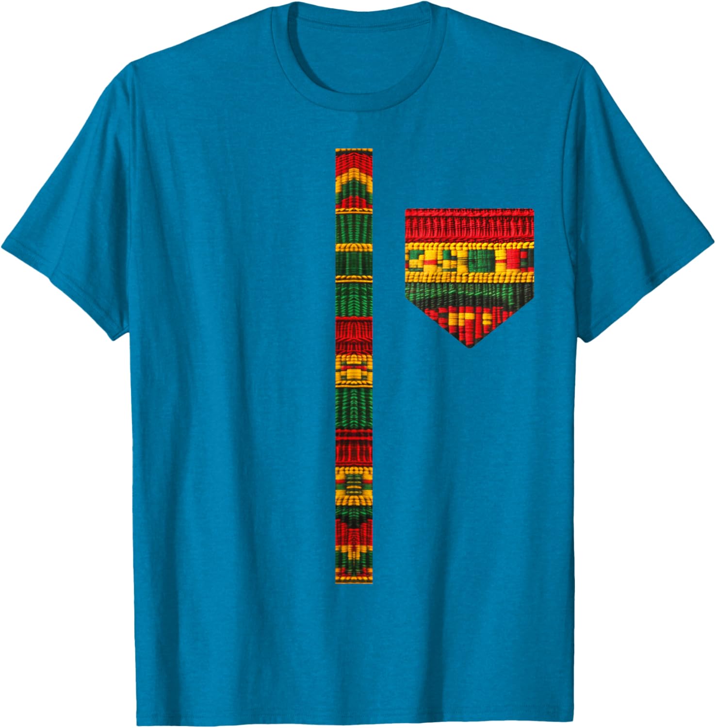 Stylish African Print Dashiki Kente Art T-Shirt for Men and Boys - 19