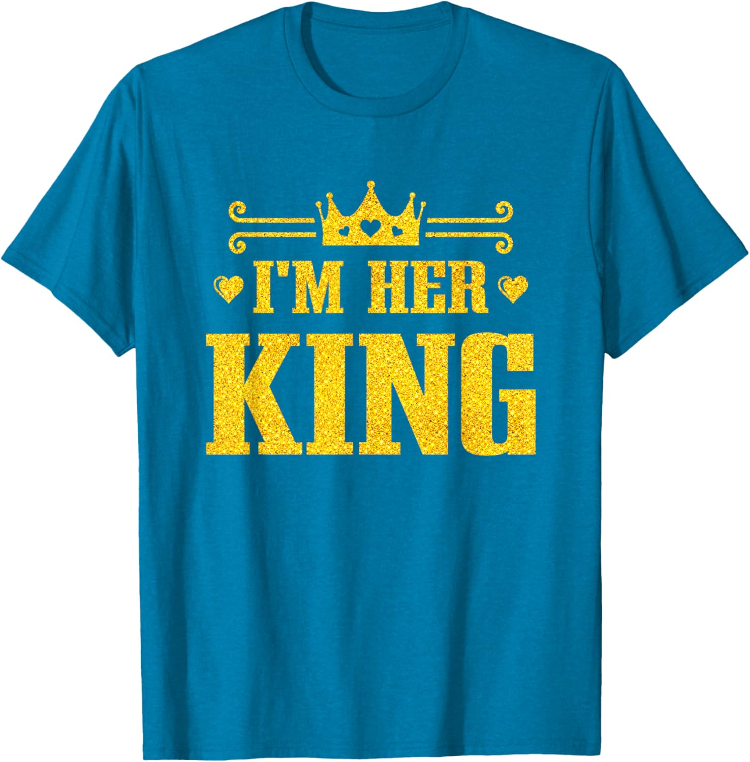 His Queen Her King Couples T-Shirt for Valentine's Day and Anniversaries - 13