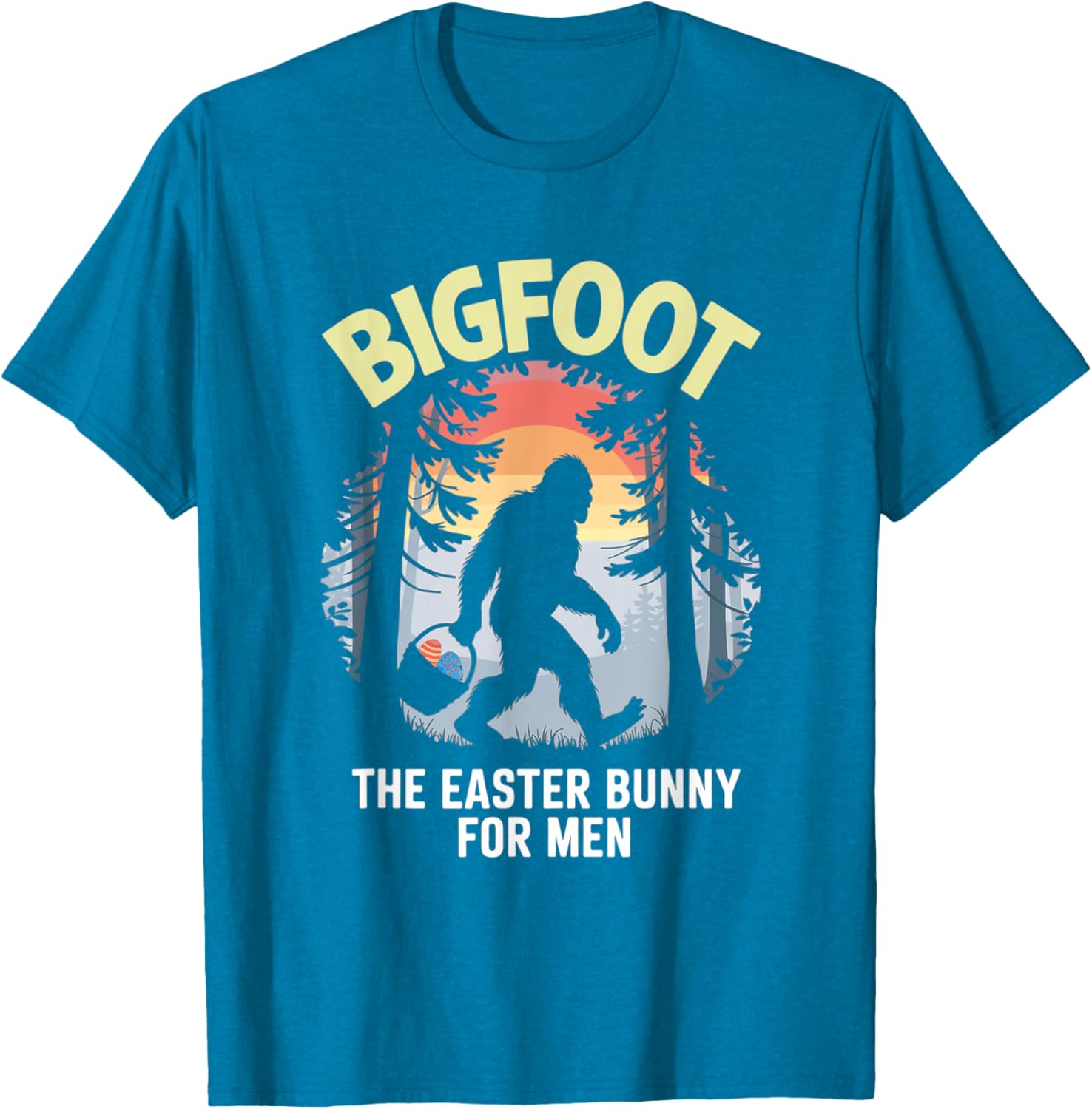 Bigfoot Easter Bunny T-Shirt for Men Fun Apparel Gift Idea - 11