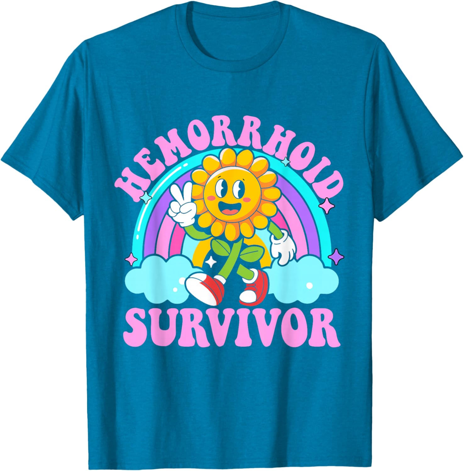 Funny Hemorrhoid Survivor Y2K Meme T-Shirt - Sarcastic Humor Apparel - 10