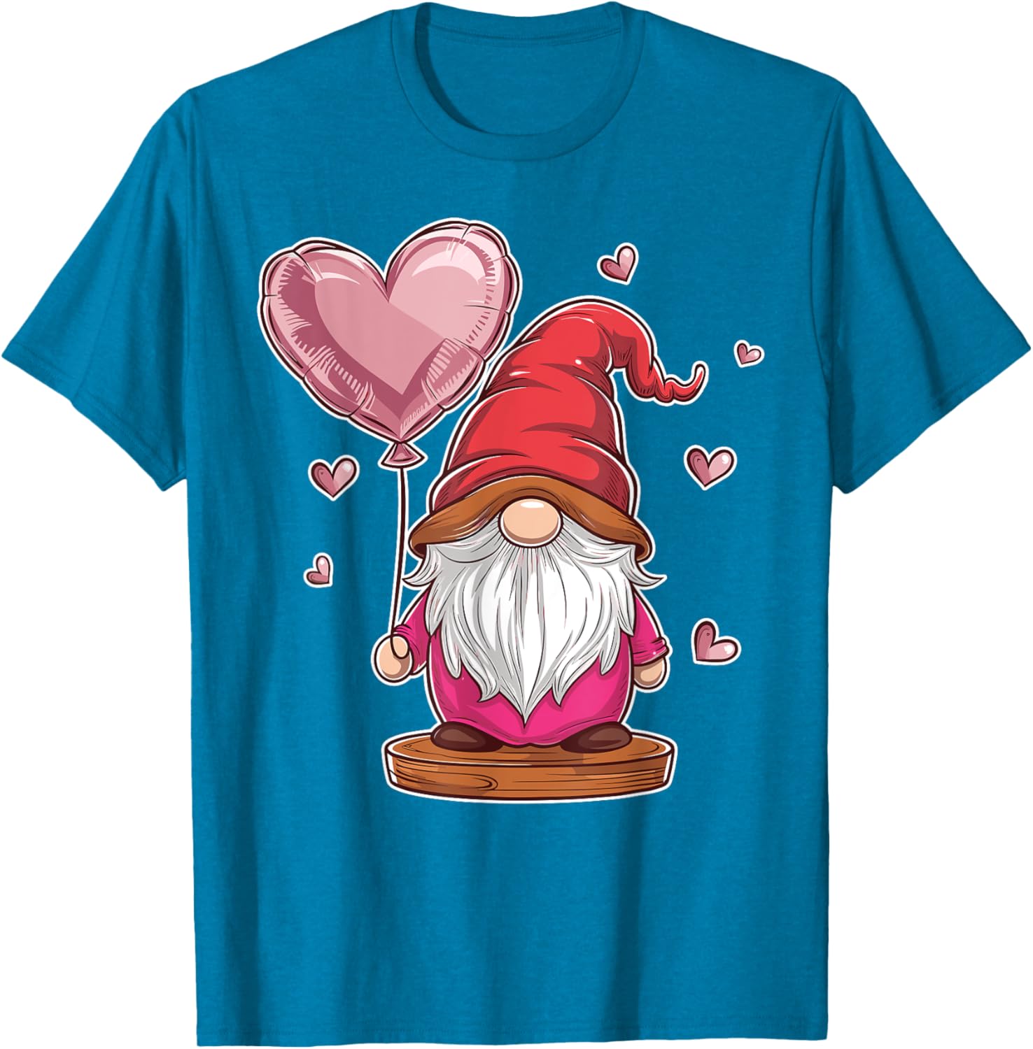 Gnome Valentine's Day Love Heart Kids T-Shirt for Fun and Style - 18