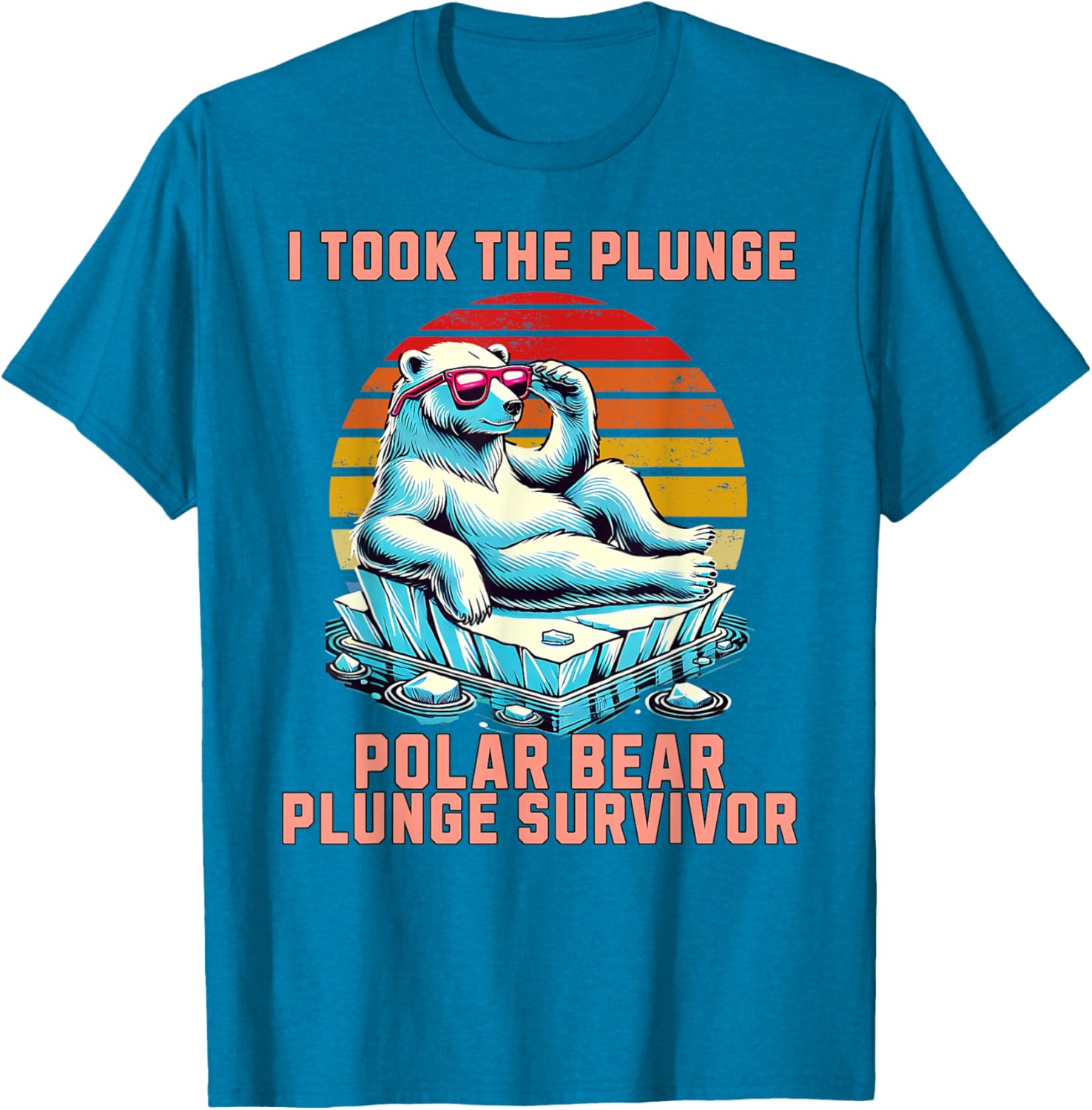 Polar Bear Plunge Survivor 2025 Fun Winter Adventure T-Shirt for Adventurers - 20