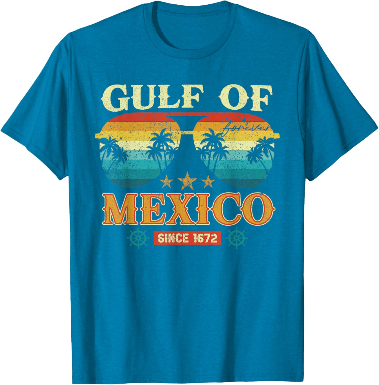 Gulf of Mexico Vintage T-Shirt Retro Style Clothing for Beach Lovers - 28