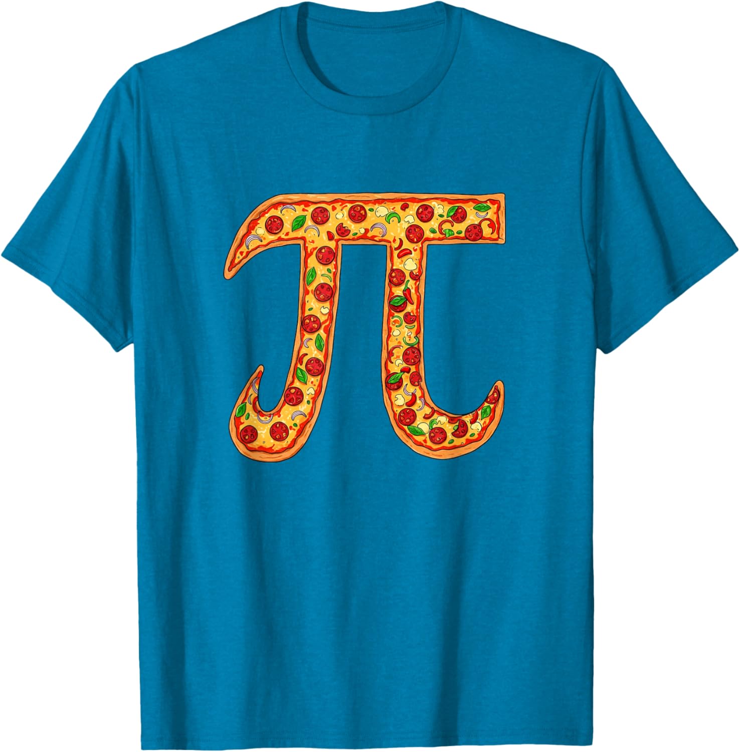 Funny Happy Pi Day Pizza Pi T-Shirt for Kids and Teachers - 12