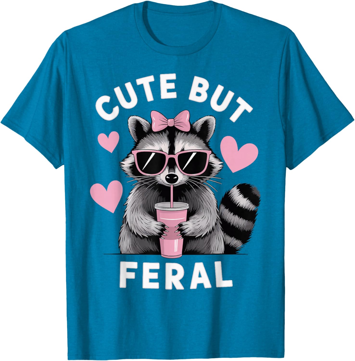 Cute But Feral T-Shirt for Animal Lovers - Stylish and Playful Apparel - 6