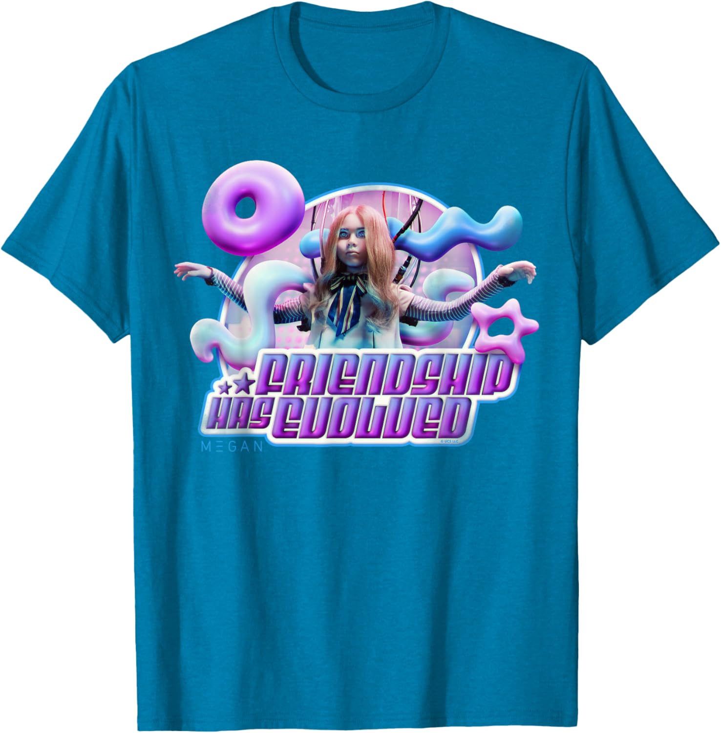 M3GAN Y2K Cyber Pop Style T-Shirt for Trendy Friendship Fashion - 12