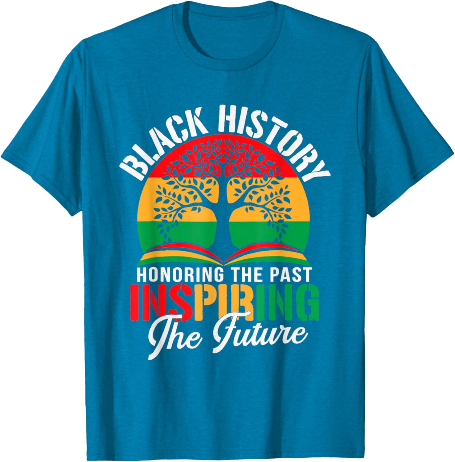 Black History Teacher T-Shirt Honoring the Past Inspiring the Future - 8