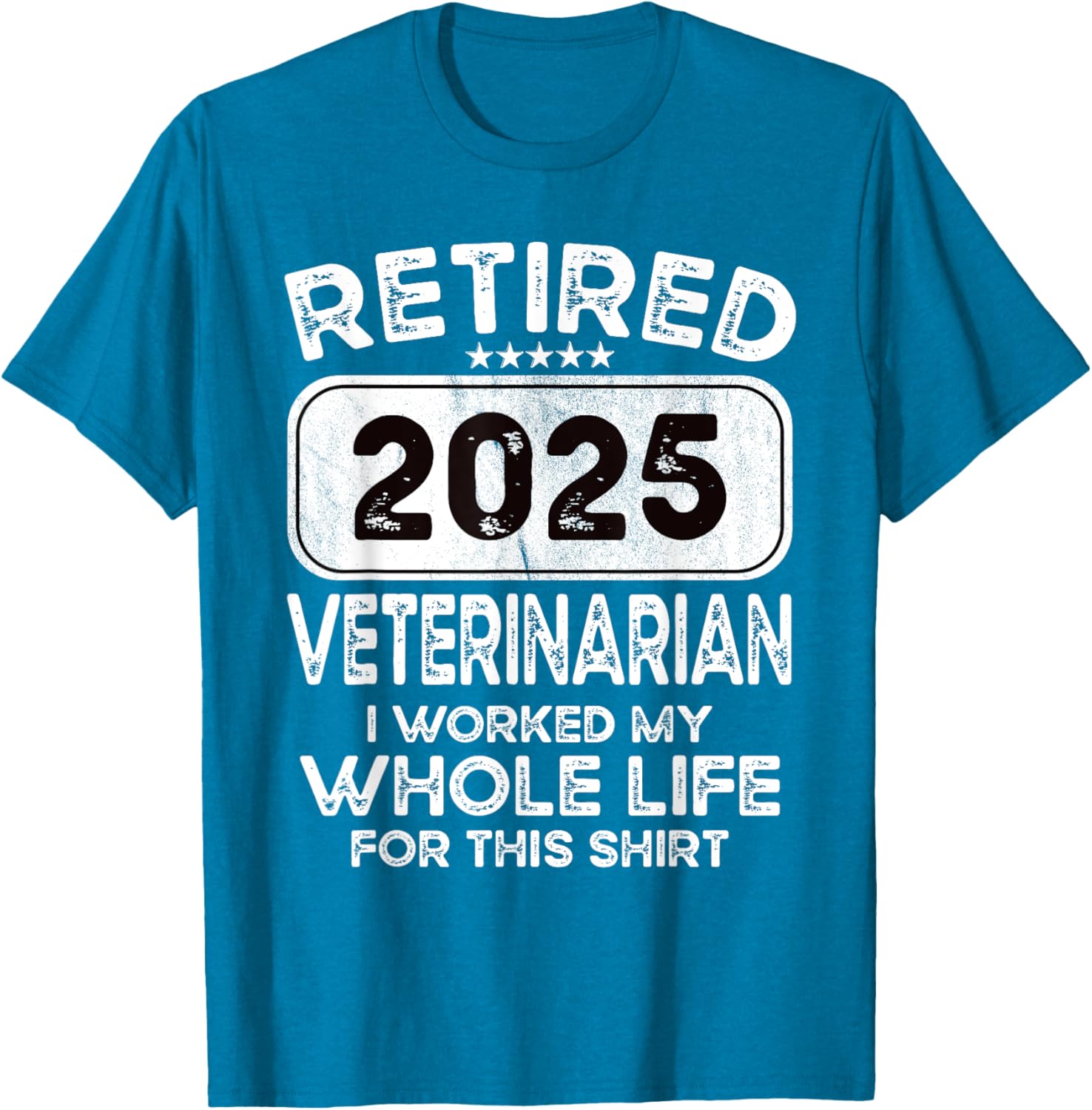 Retired Veterinarian 2025 T-Shirt for Animal Lovers and Proud Professionals - 9