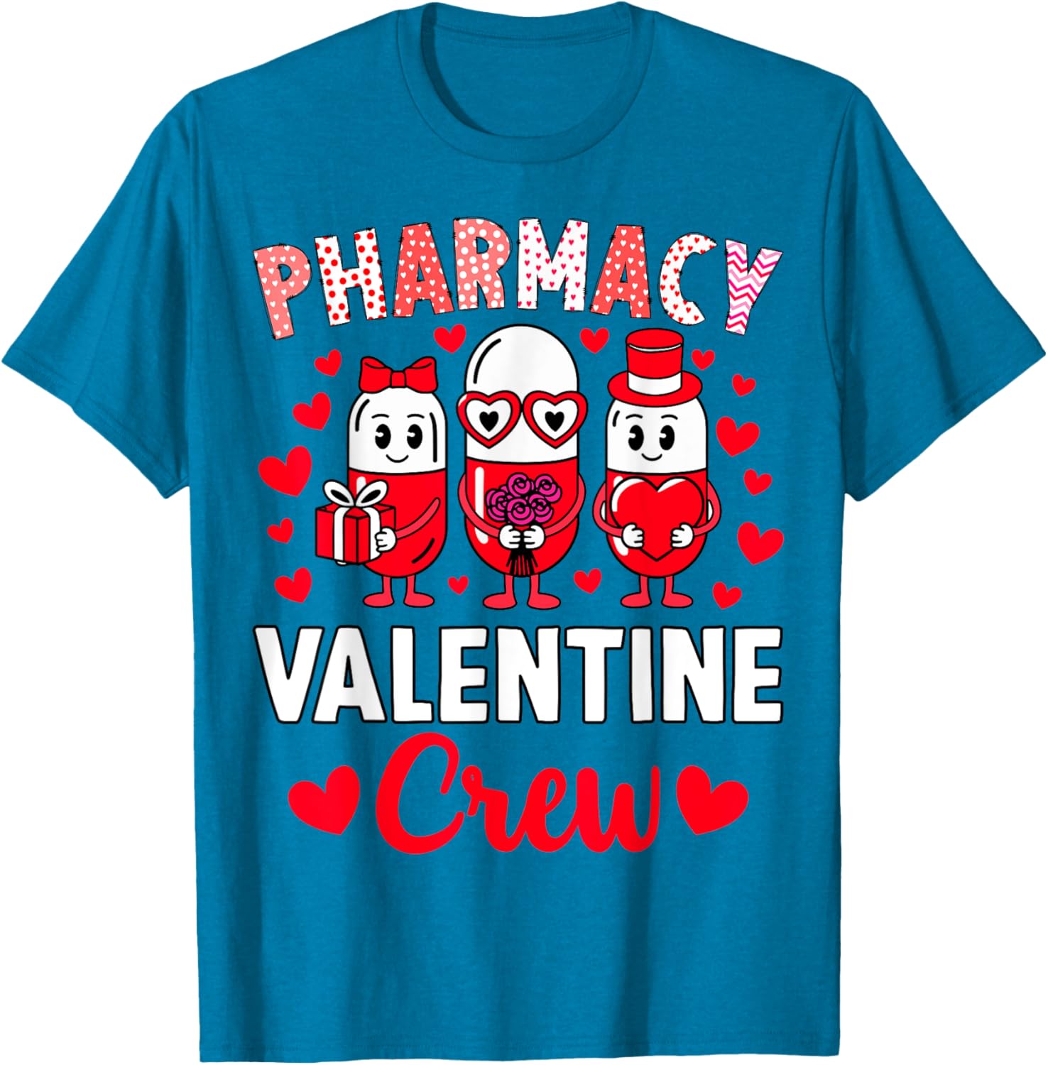 Valentine Pharmacy Tech T-Shirt Perfect Gift for Pharmacy Lovers - 11