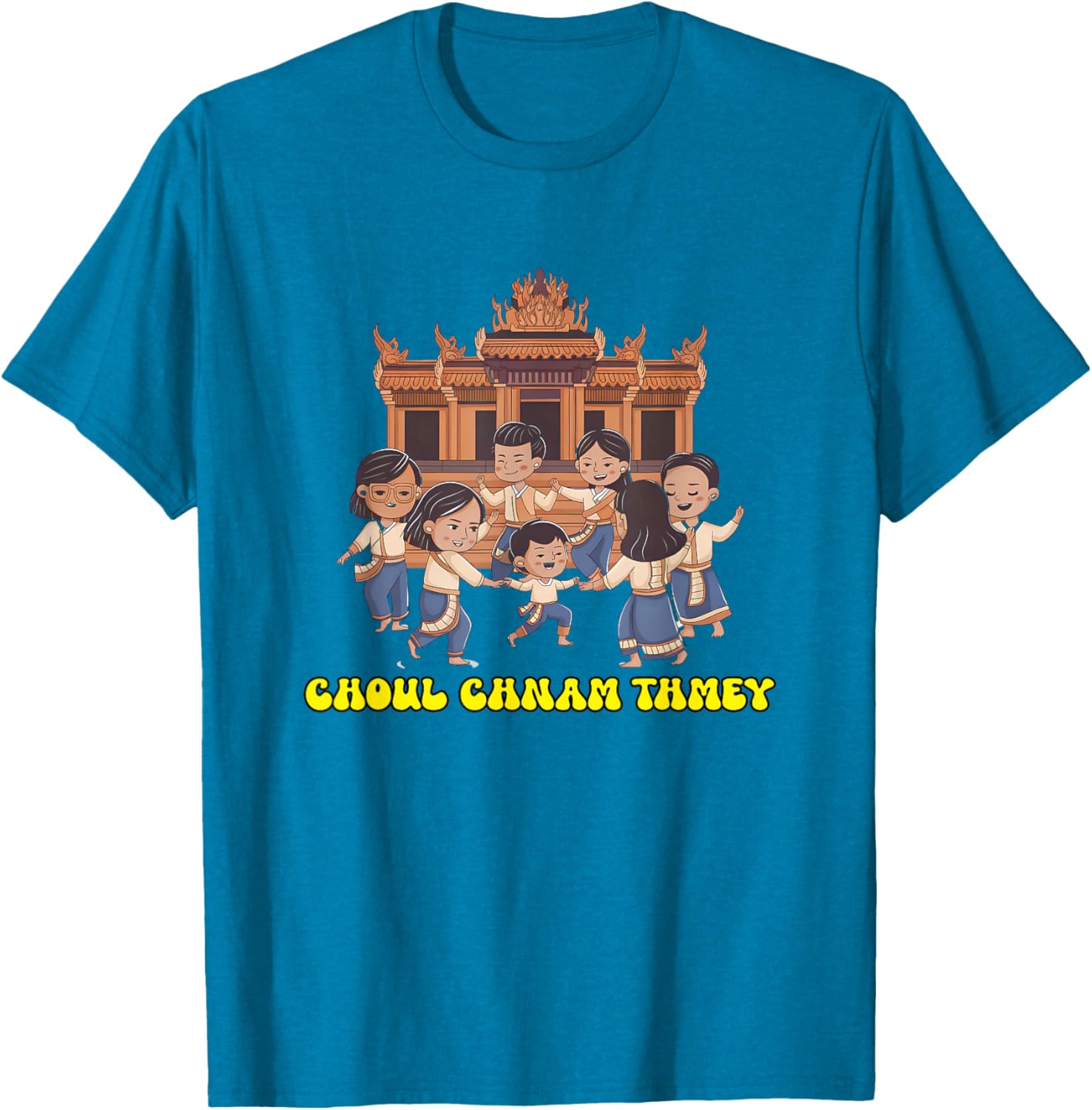 Happy Khmer New Year T-Shirt Choul Chnam Thmey for Cambodia Celebrations - 4
