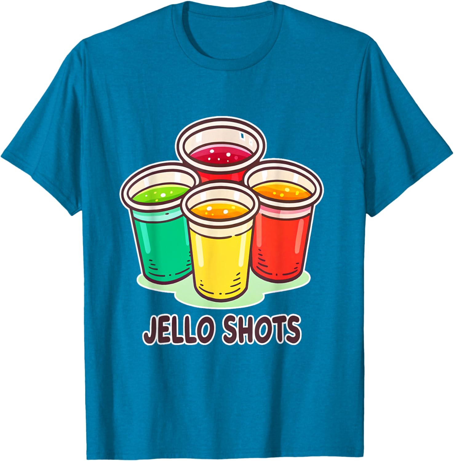 Colorful Jello Shots Party T-Shirt for Fun Celebrations and Events - 6