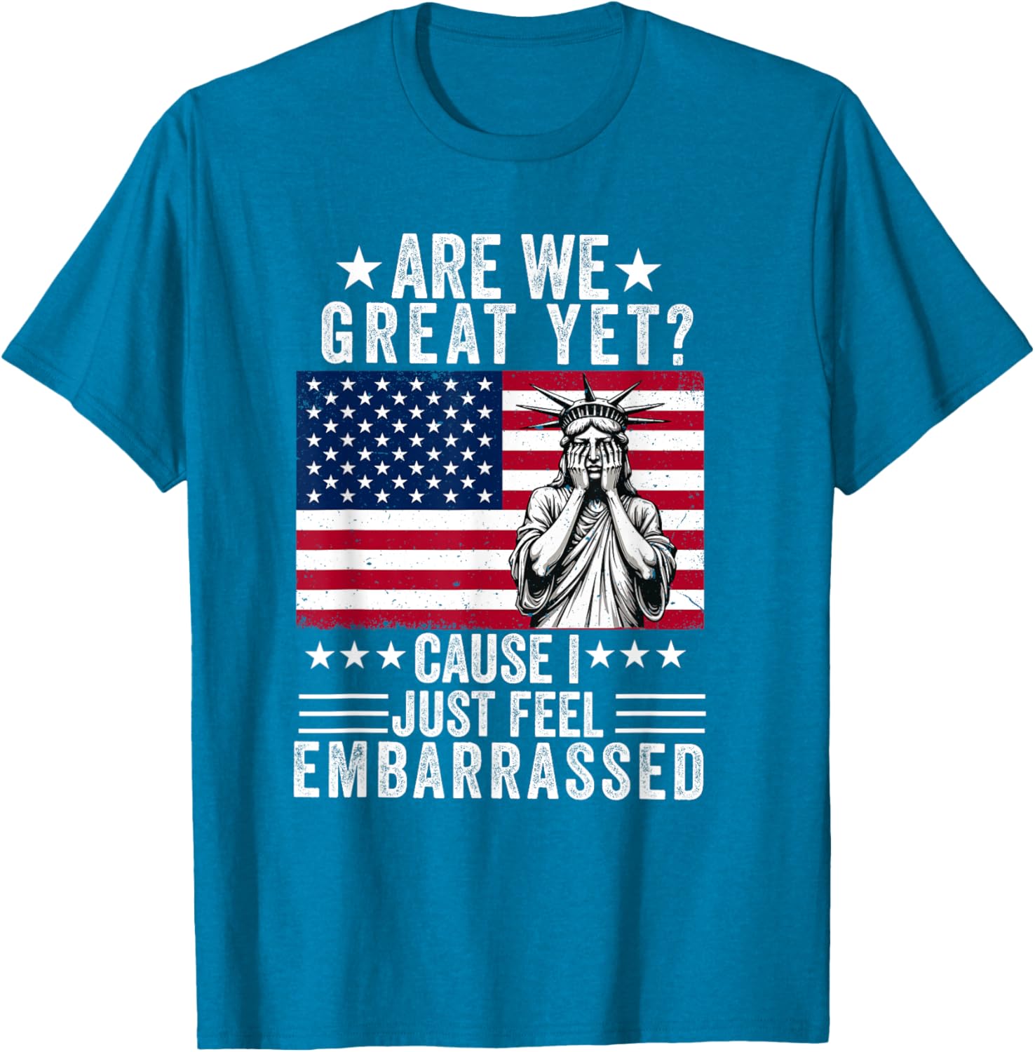 Fun Are We Great Yet Democrat T-Shirt for Casual Wear and Gifts - 6